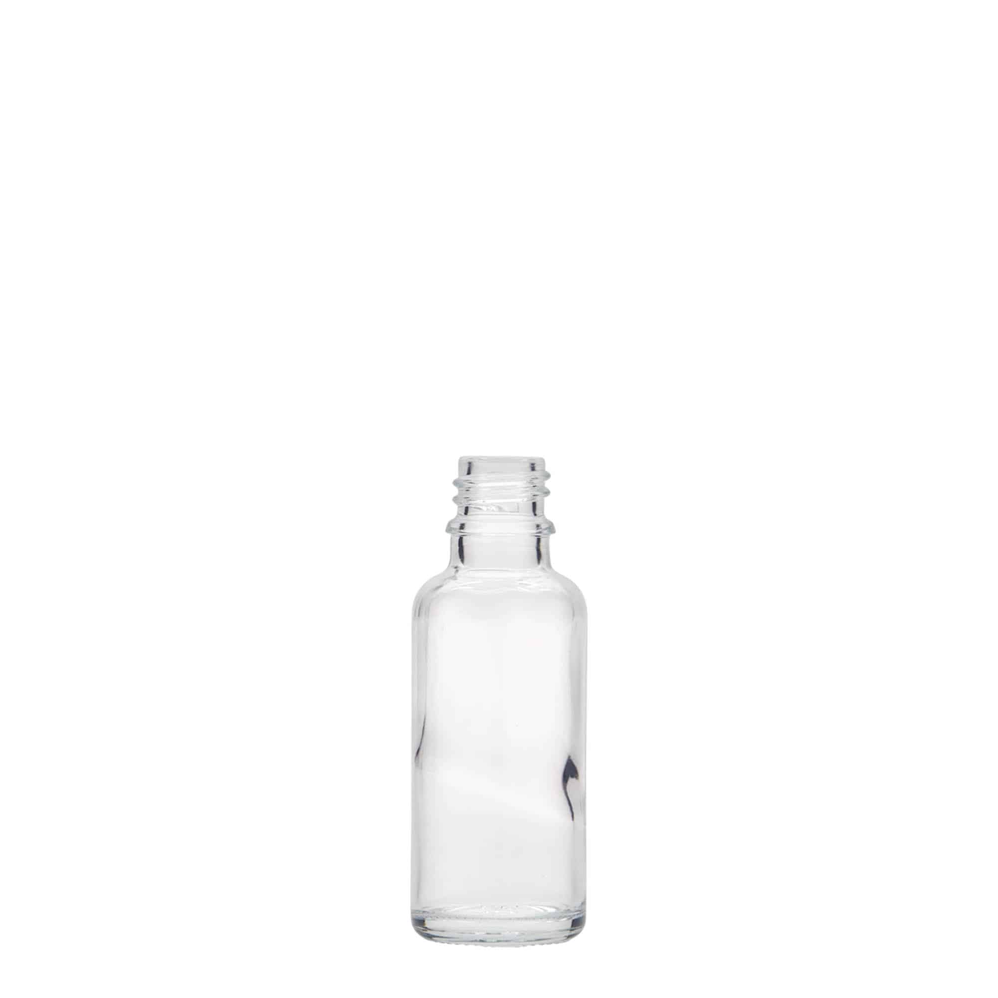 Flacon médical 30 ml, verre, ouverture : DIN 18