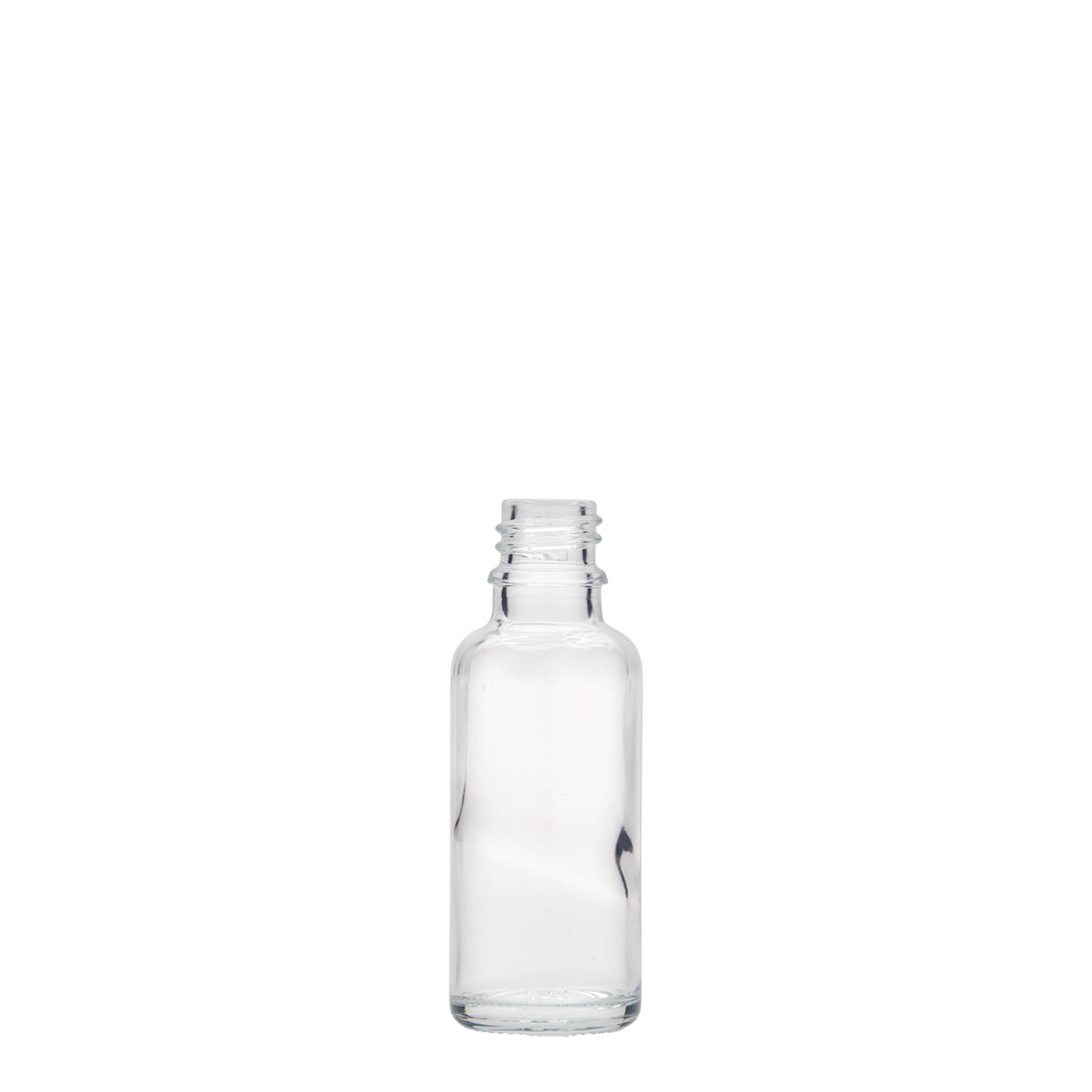 Flacon médical 30 ml, verre, ouverture : DIN 18