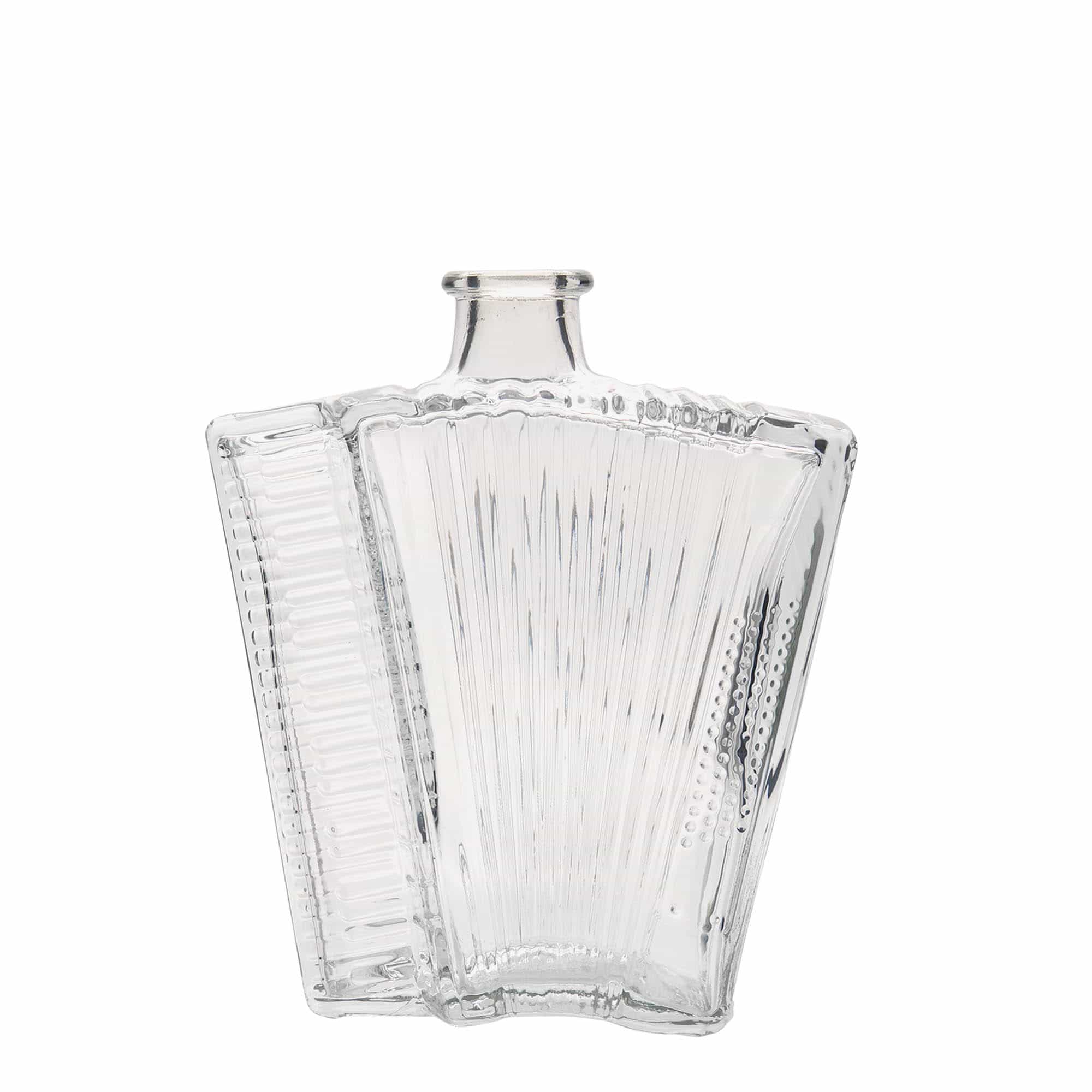 Bouteille en verre 500 ml 'Accordéon', bouchage: bouchon Bouteille en verre 500 ml 'Accordéon', bouchage: bouchon