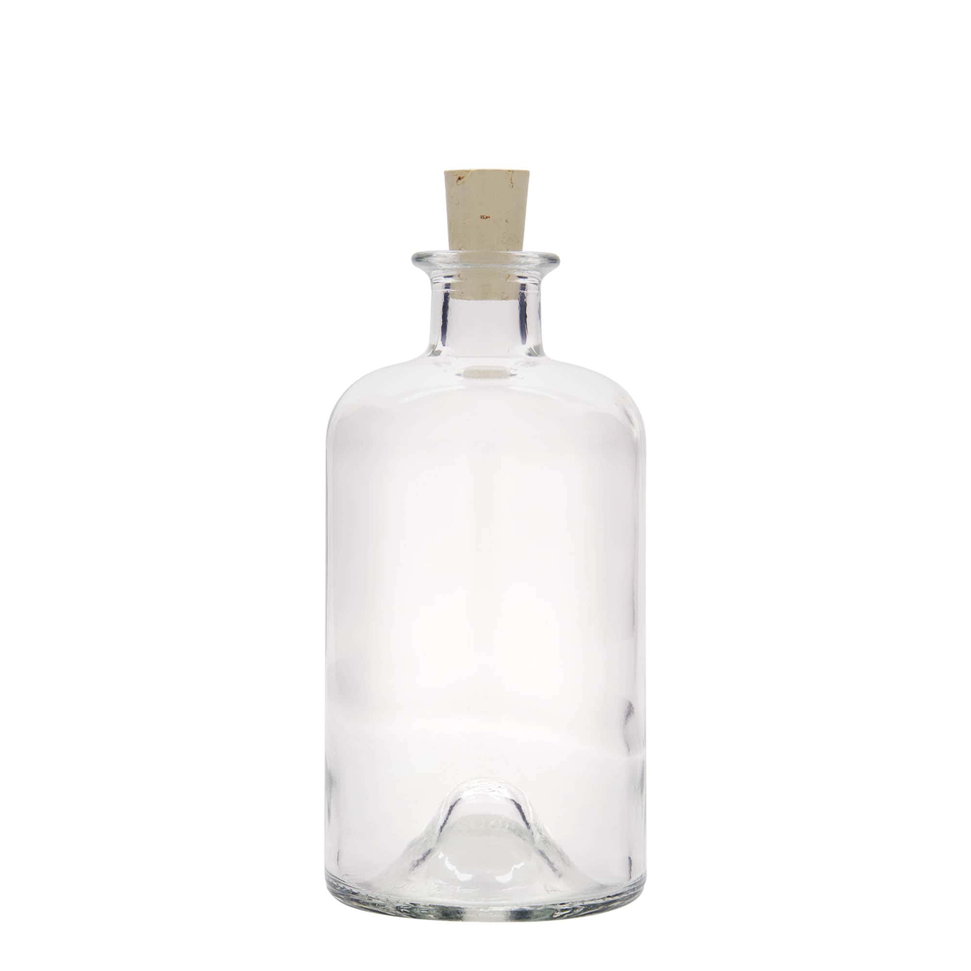 Bouteille en verre apothicaire 500 ml 'Doktor', bouchage: bouchon