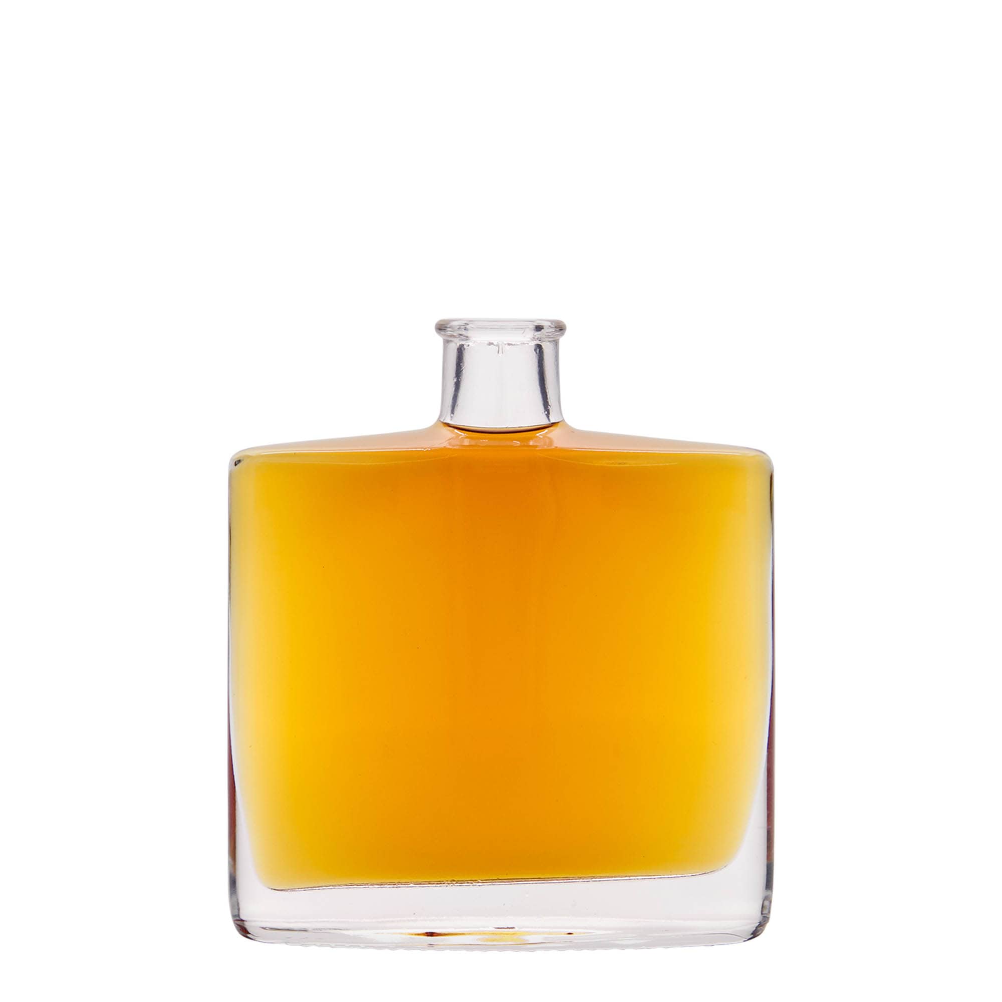 Flacon en verre 200 ml « Zorbas », ovale, ouverture : bouchon en liège