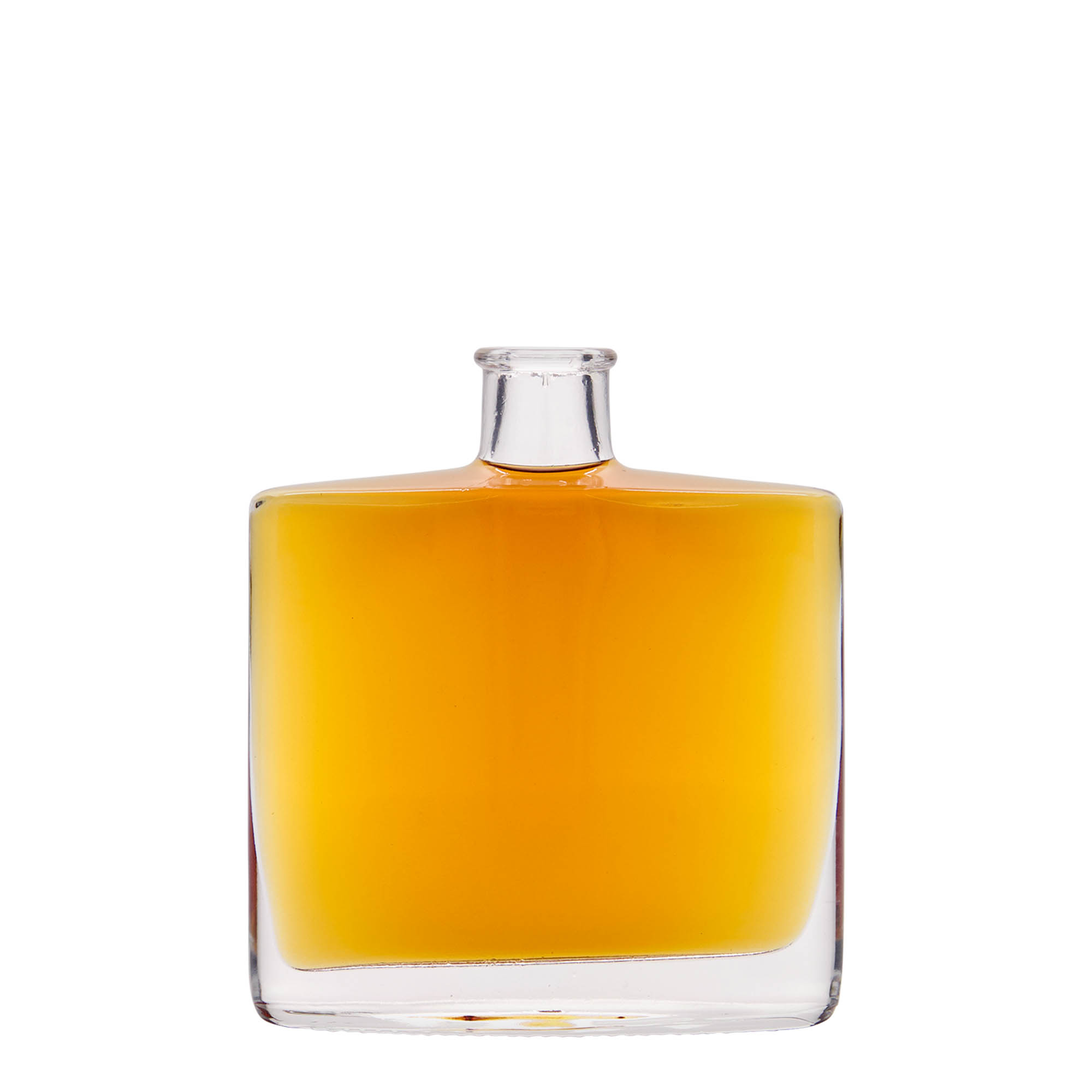Flacon en verre 200 ml « Zorbas », ovale, ouverture : bouchon en liège
