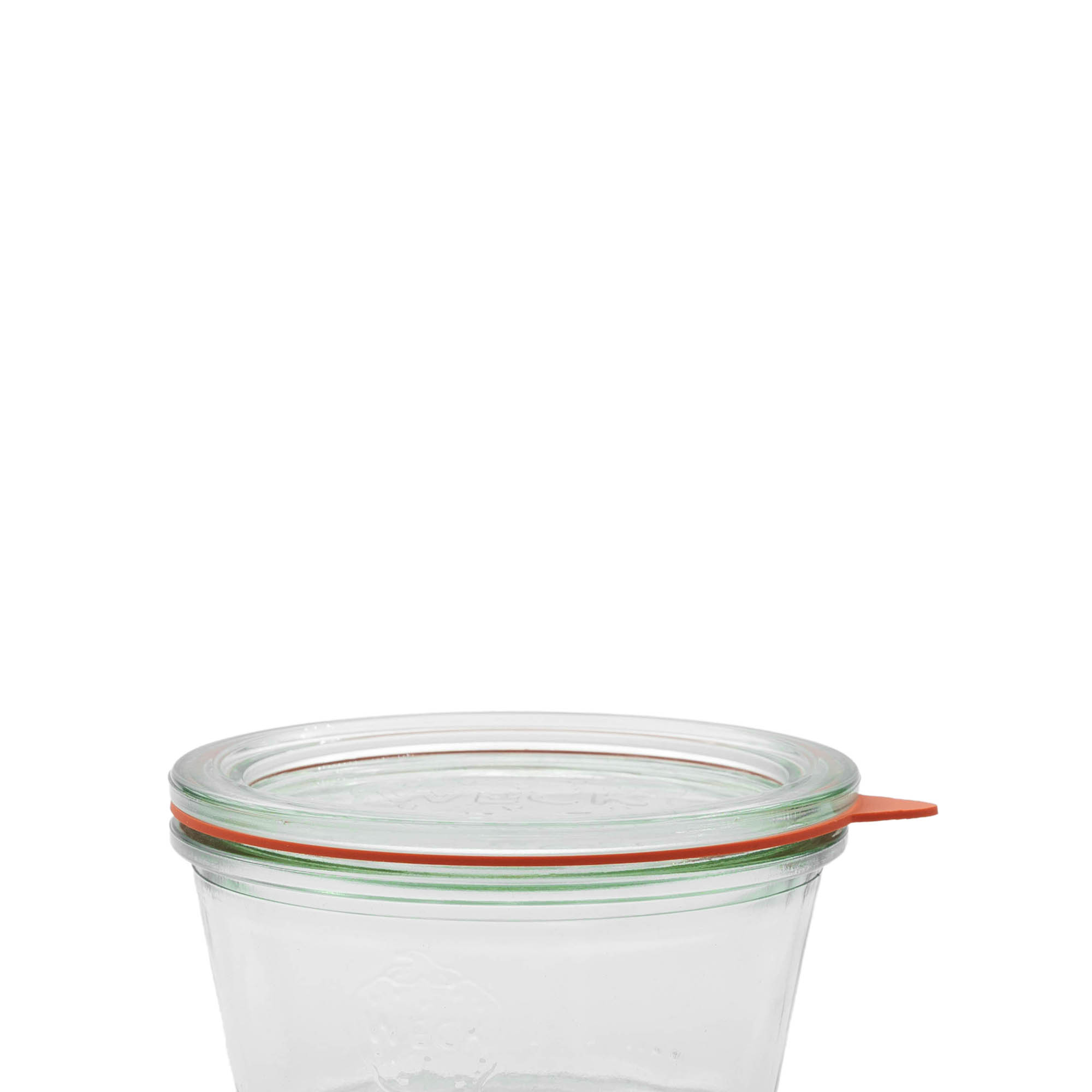 Anneau de stérilisation WECK RR100 #, rouge, ouverture : bord rond