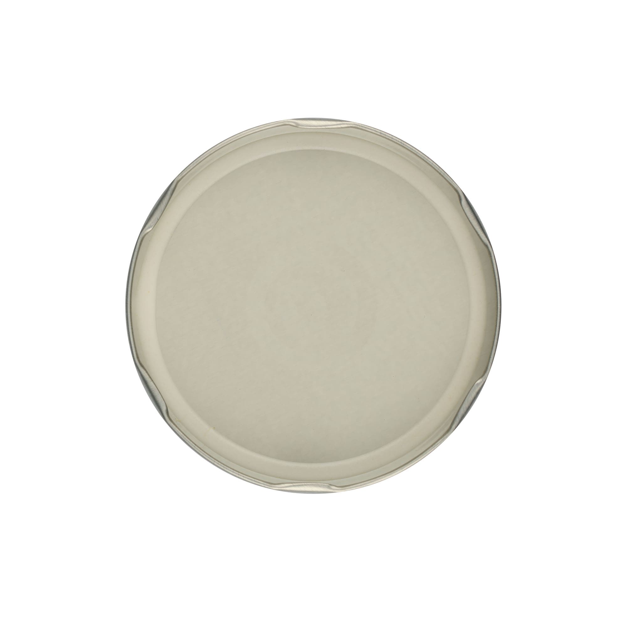 Bouchon à vis, tôle blanche, argenté, pour ouverture : TO 100 Bouchon à vis, tôle blanche, argenté, pour ouverture : TO 100