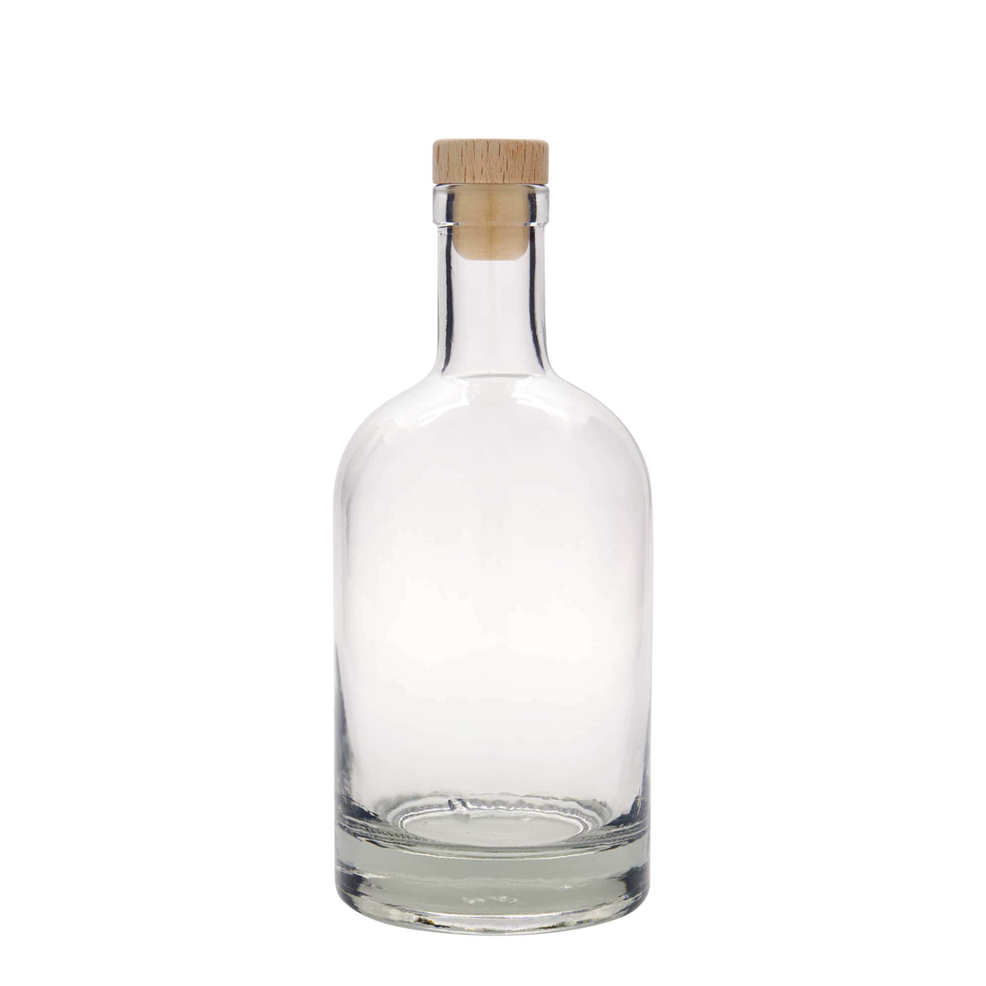Bouteille en verre 700 ml « First Class », embouchure : bouchon en liège