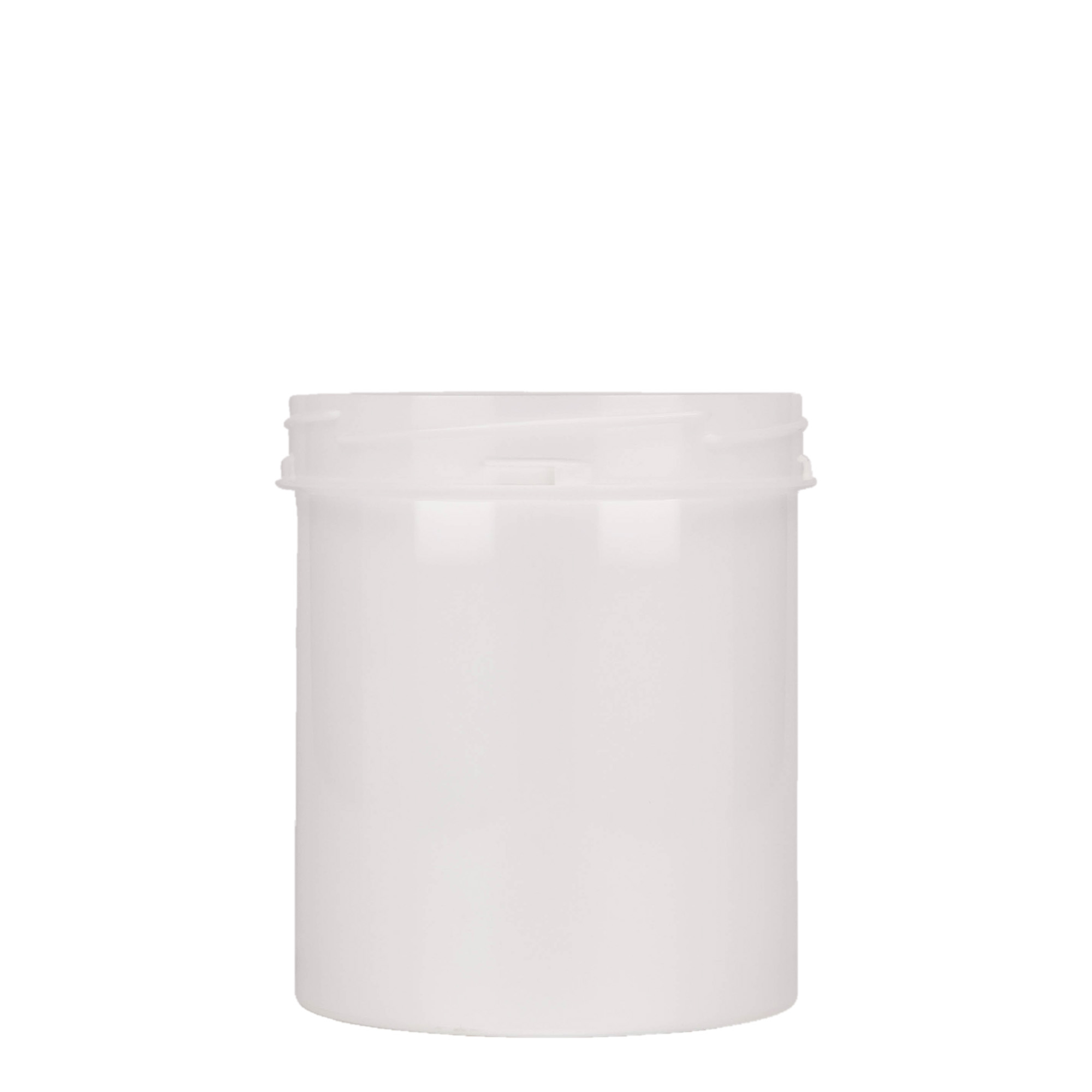Boîte en plastique 500 ml 'Securilock', PP, blanche, col : bouchon à vis