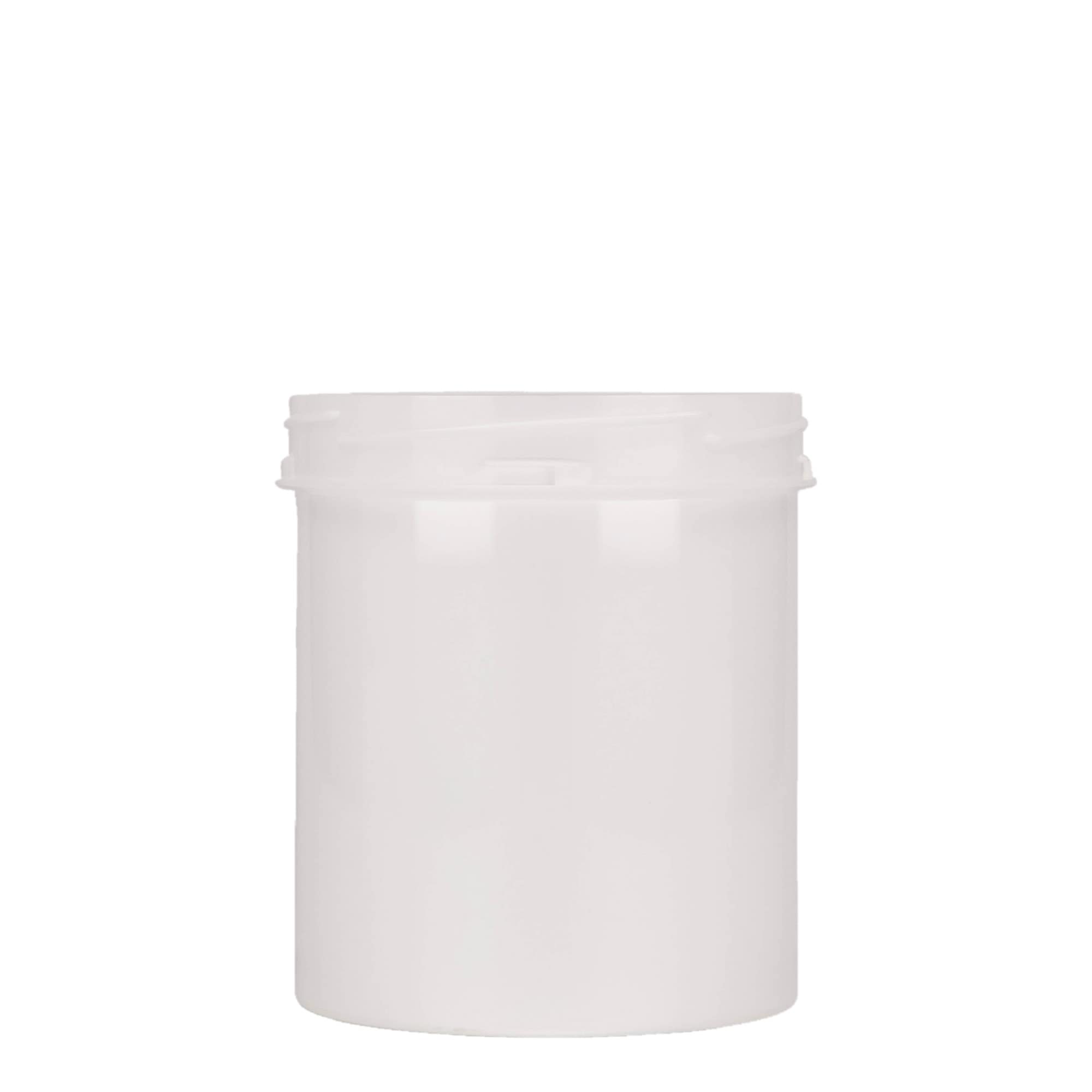 500 ml boîte en plastique 'Securilock', PP, blanche, ouverture : bouchon à vis