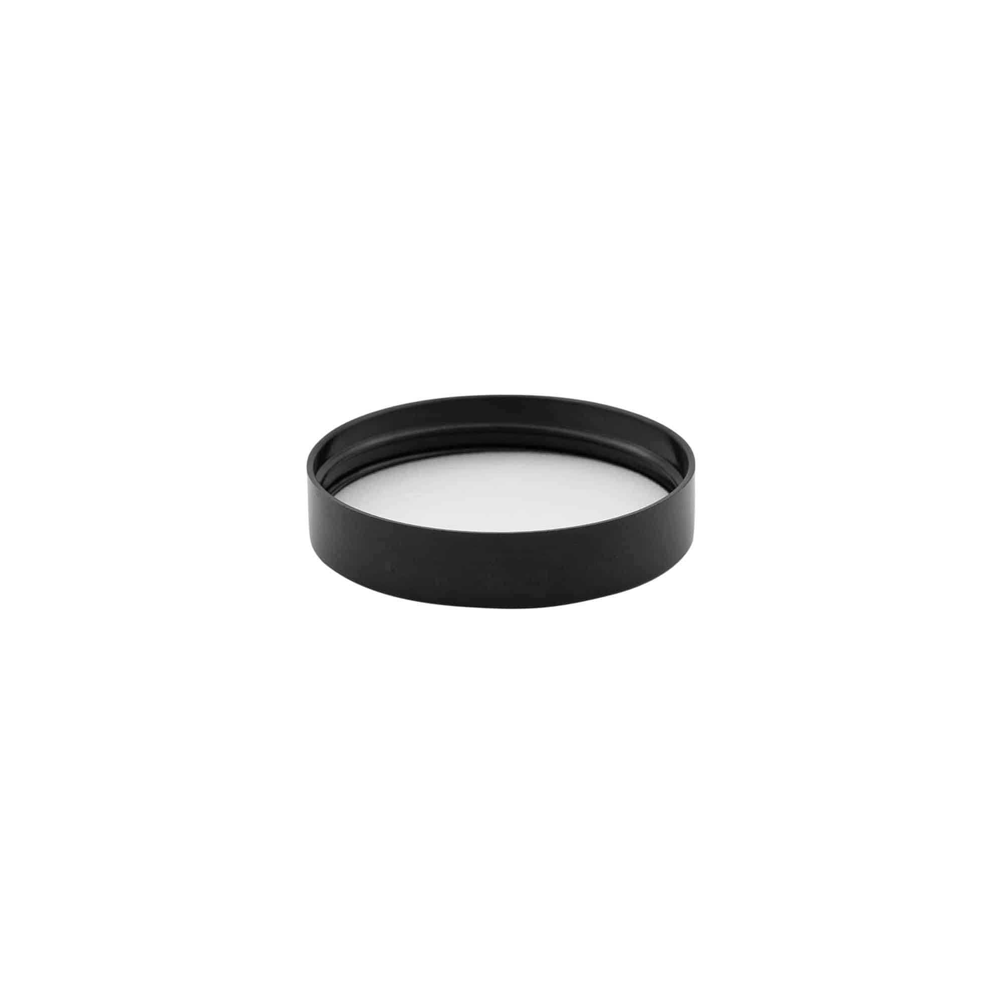 Bouchon à vis pour 120 ml 'Brown Line', plastique HPM, noir