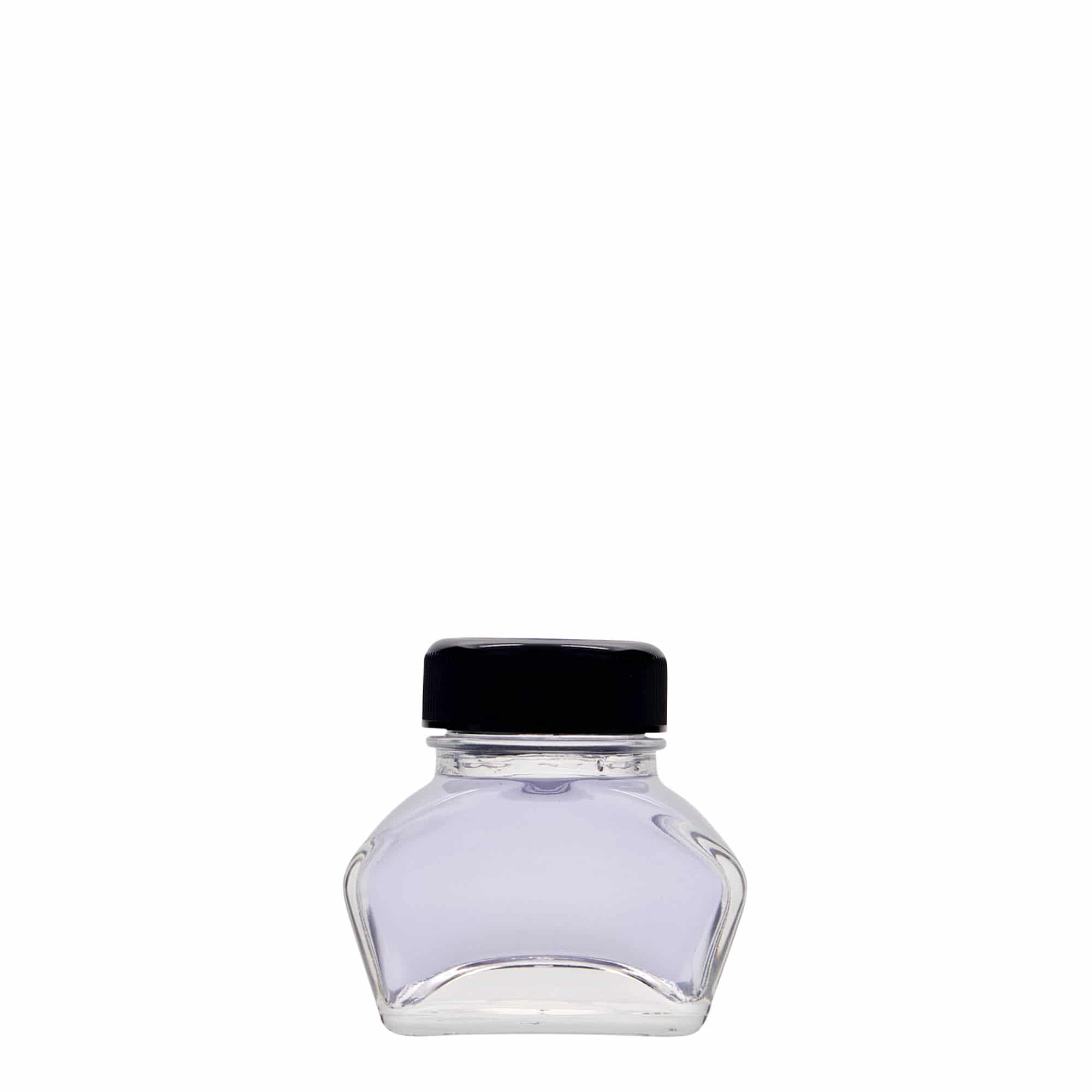 30 ml encrier, rectangulaire, ouverture : bouchon à vis