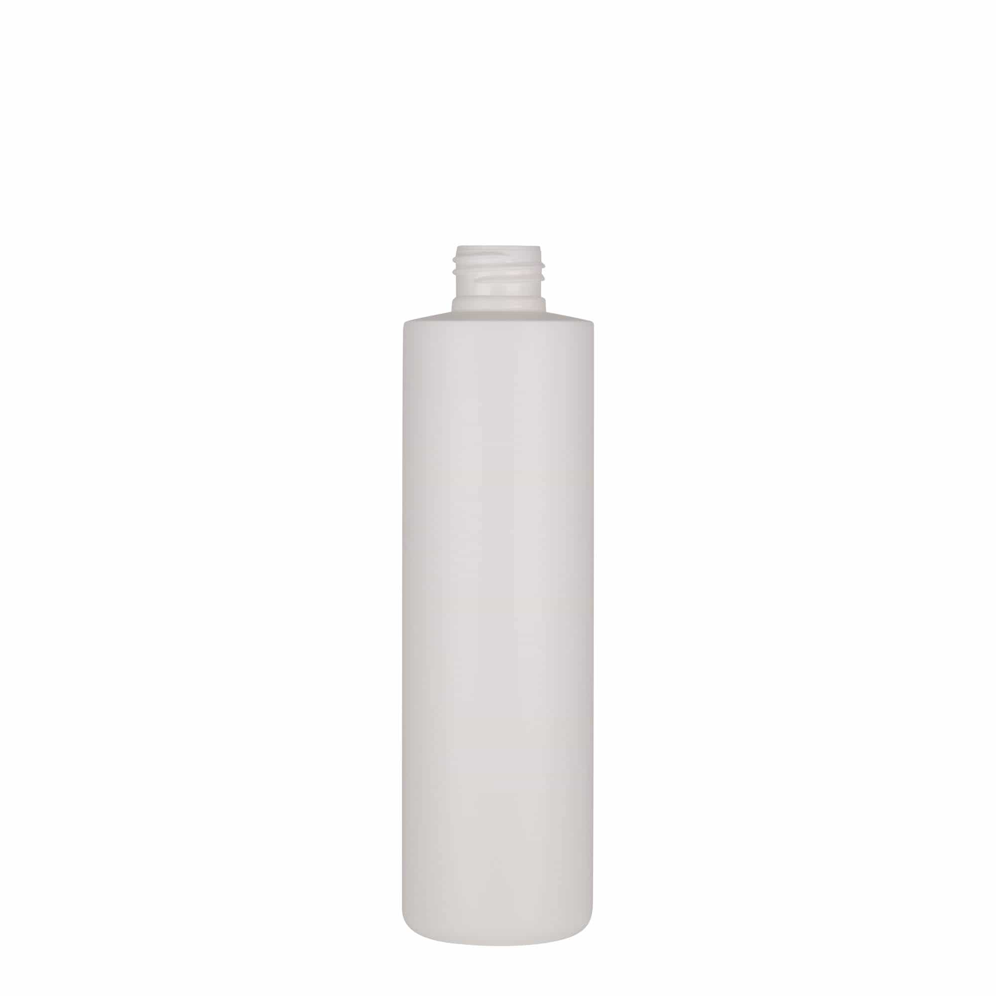 Bouteille en plastique 250 ml 'Pipe', Green PEHD, blanche, bouchage: GPI 24/410 Bouteille en plastique 250 ml 'Pipe', Green PEHD, blanche, bouchage: GPI 24/410