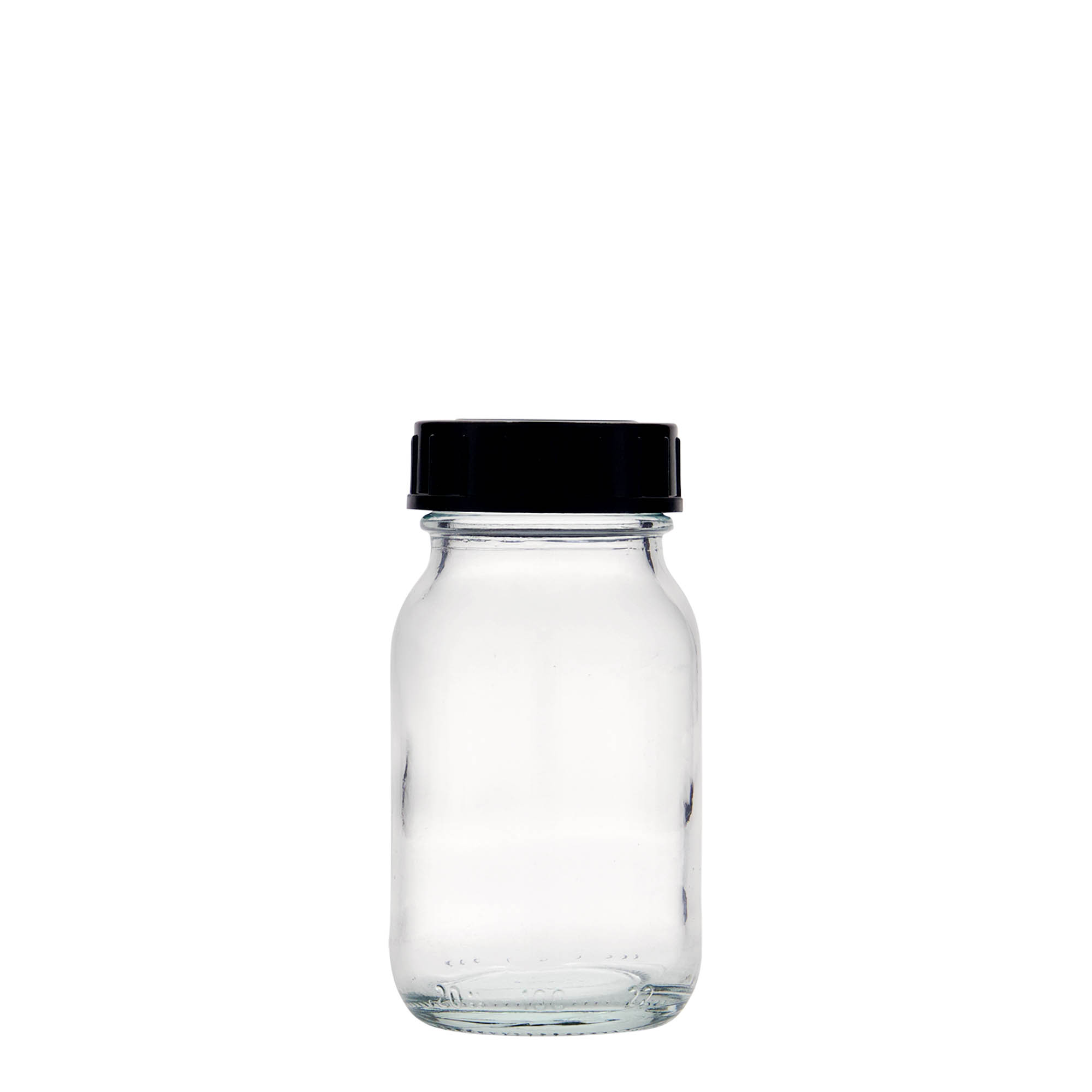 100 ml bocal à large ouverture, embouchure : DIN 40 100 ml bocal à large ouverture, embouchure : DIN 40