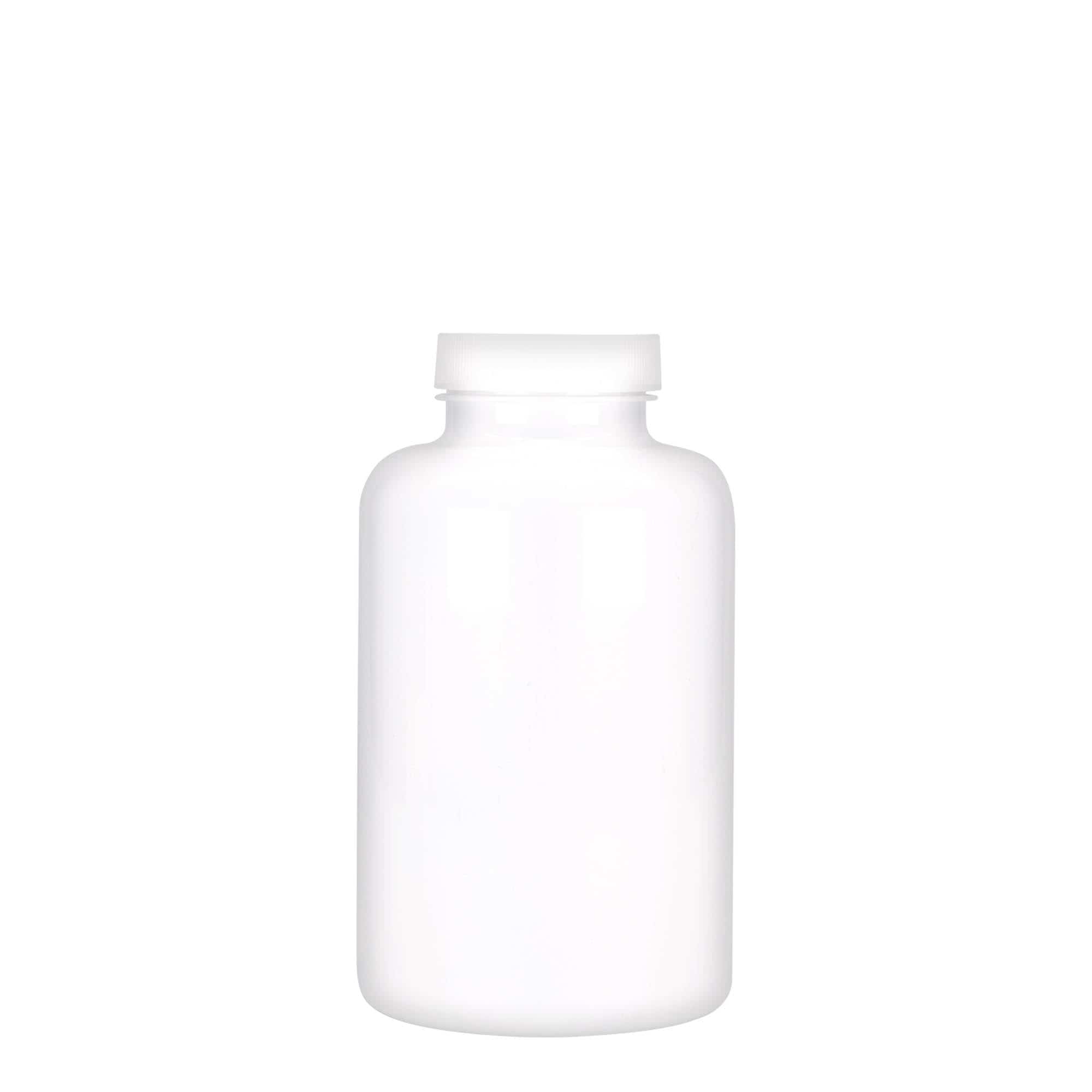 Packer en PET 500 ml, plastique, blanc, bouchage: GPI 45/400