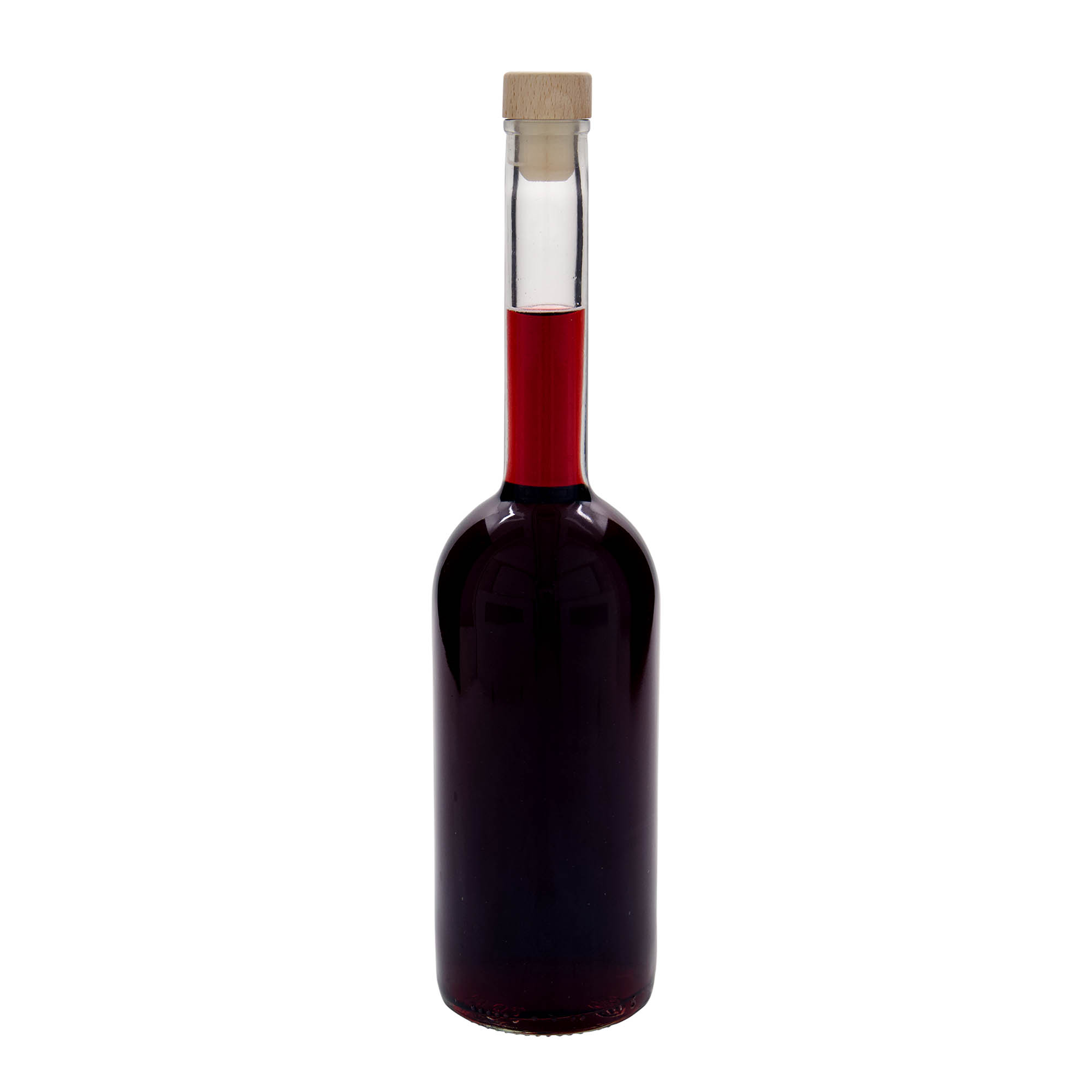 Bouteille en verre 700 ml « Opera », ouverture : bouchon en liège