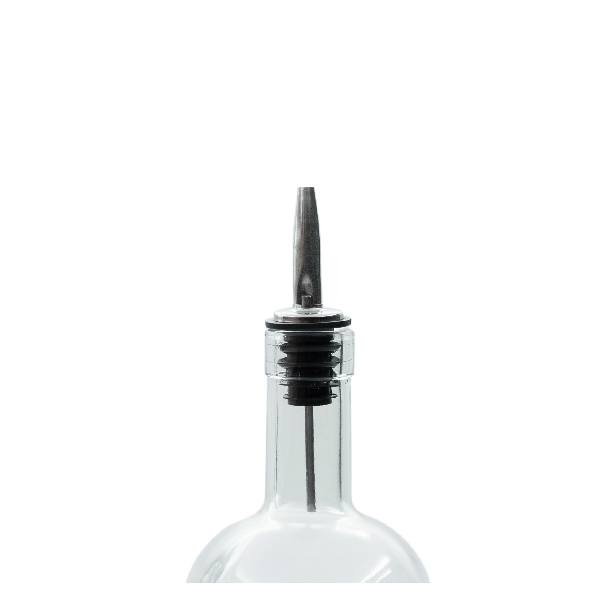 Bec verseur Inox avec tube d'air, acier inoxydable, argent-noir Bec verseur Inox avec tube d'air, acier inoxydable, argent-noir
