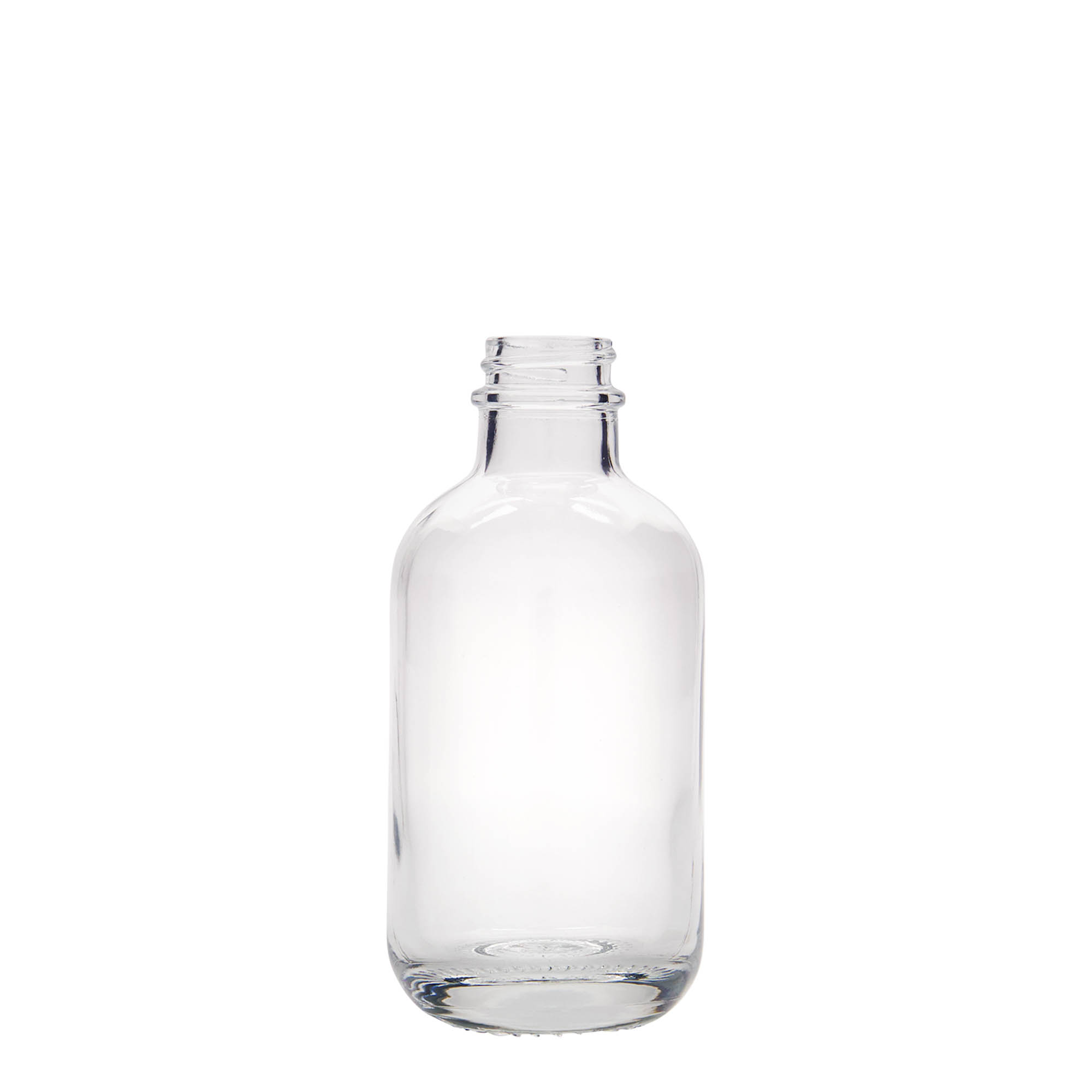 Flacon en verre de 200 ml « Lotto », ouverture : GPI 28 Flacon en verre de 200 ml « Lotto », ouverture : GPI 28