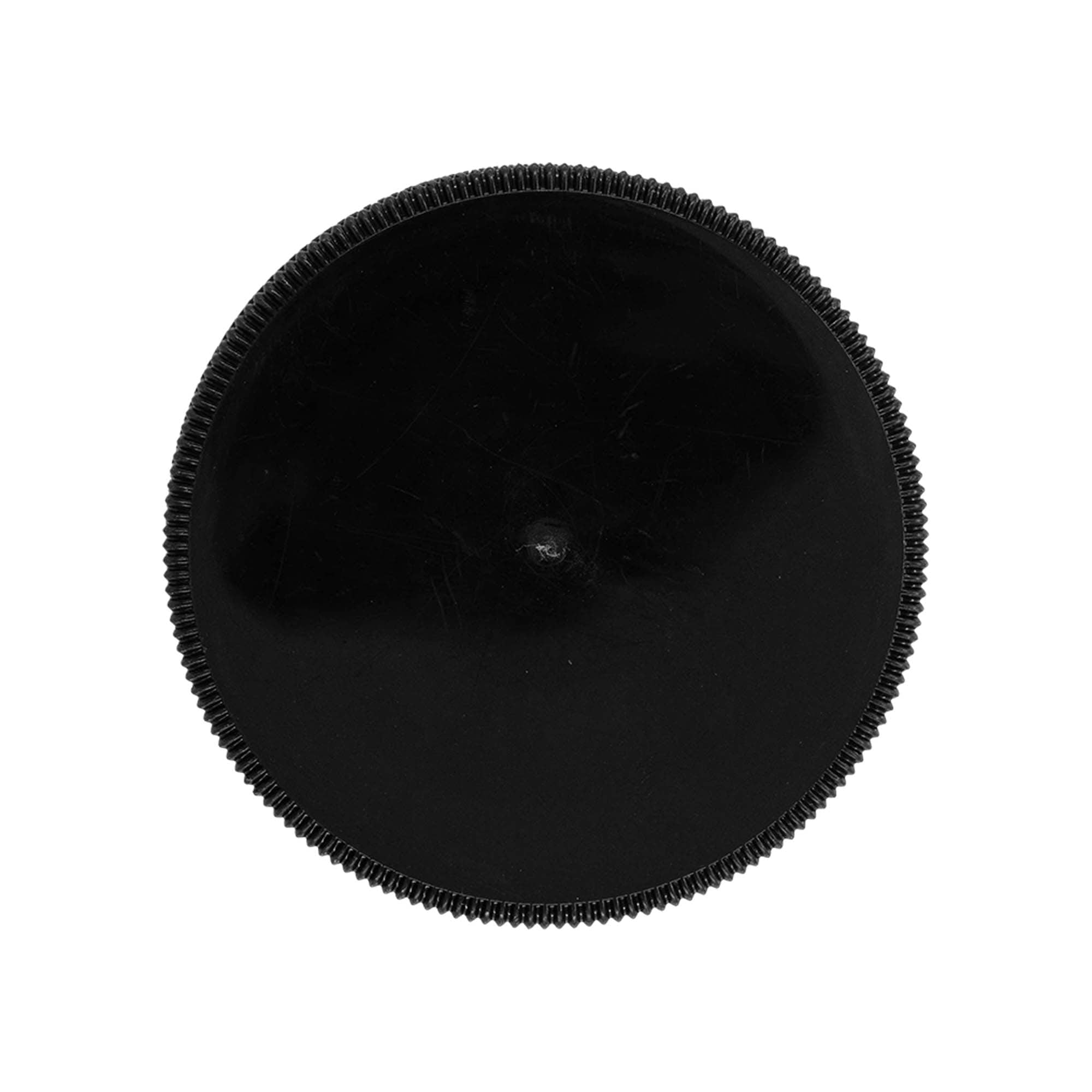 Bouchon à vis avec insert en EPE, plastique PP, noir, pour ouverture : DIN 60