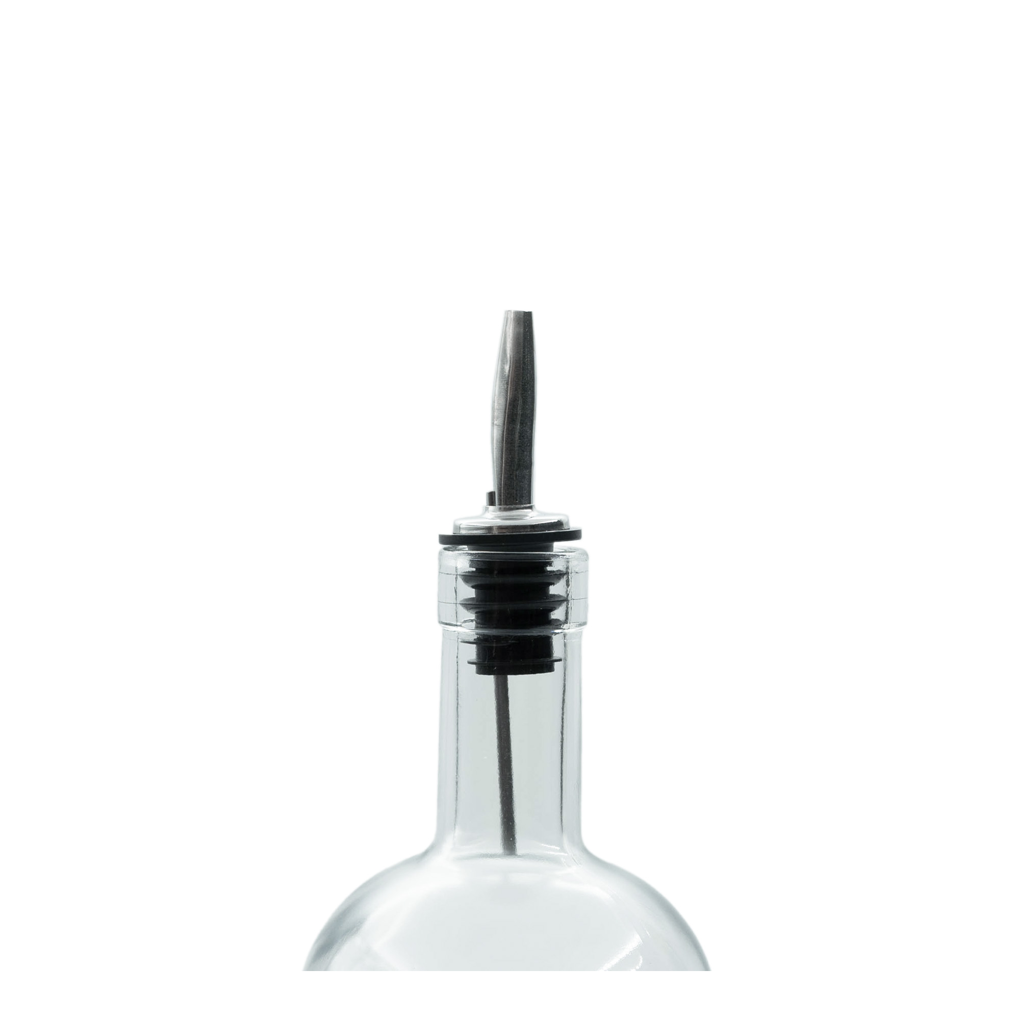 Bec verseur Inox avec tube d'air, acier inoxydable, argent-noir Bec verseur Inox avec tube d'air, acier inoxydable, argent-noir
