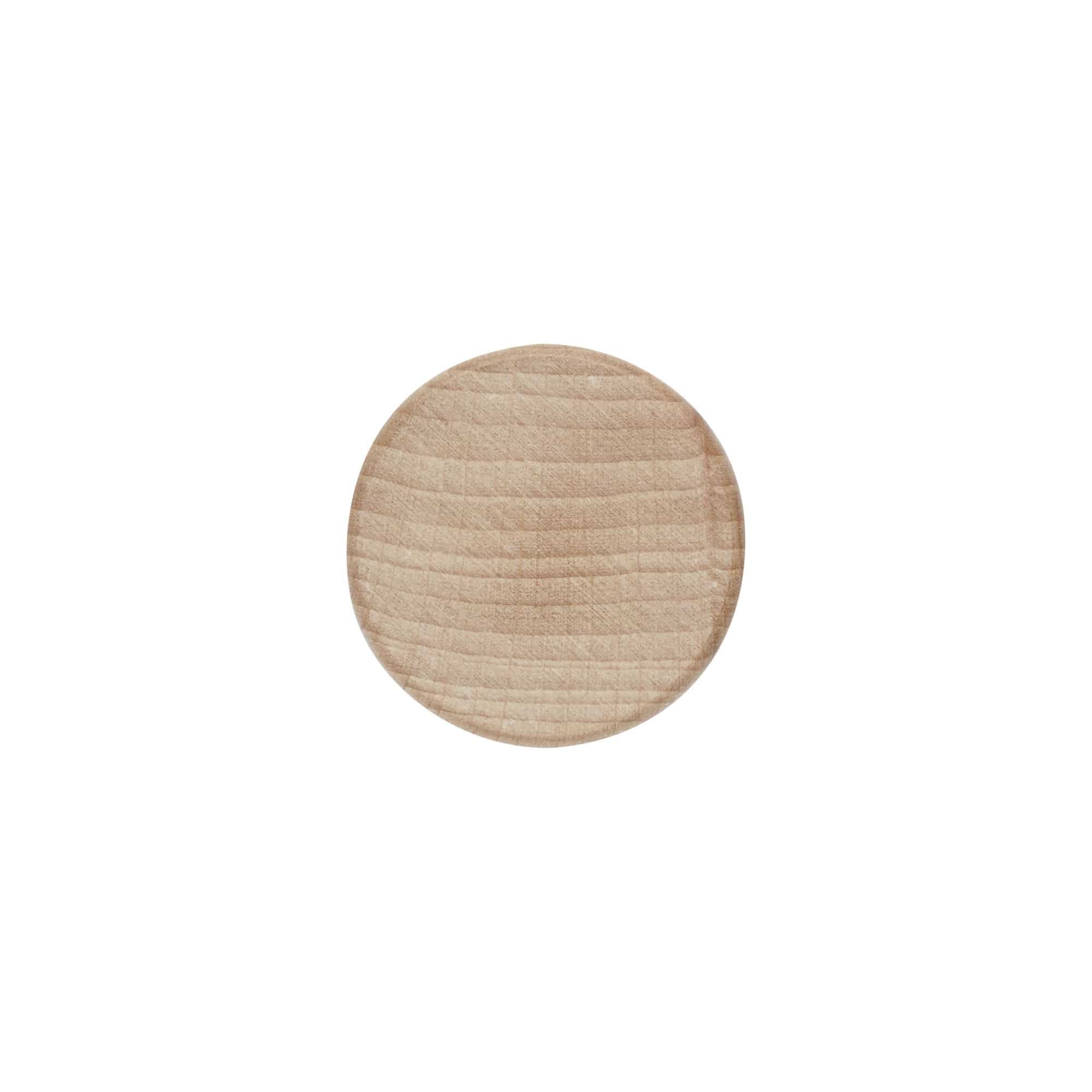 Bouchon à vis, bois, beige, pour ouverture : GPI 28/400