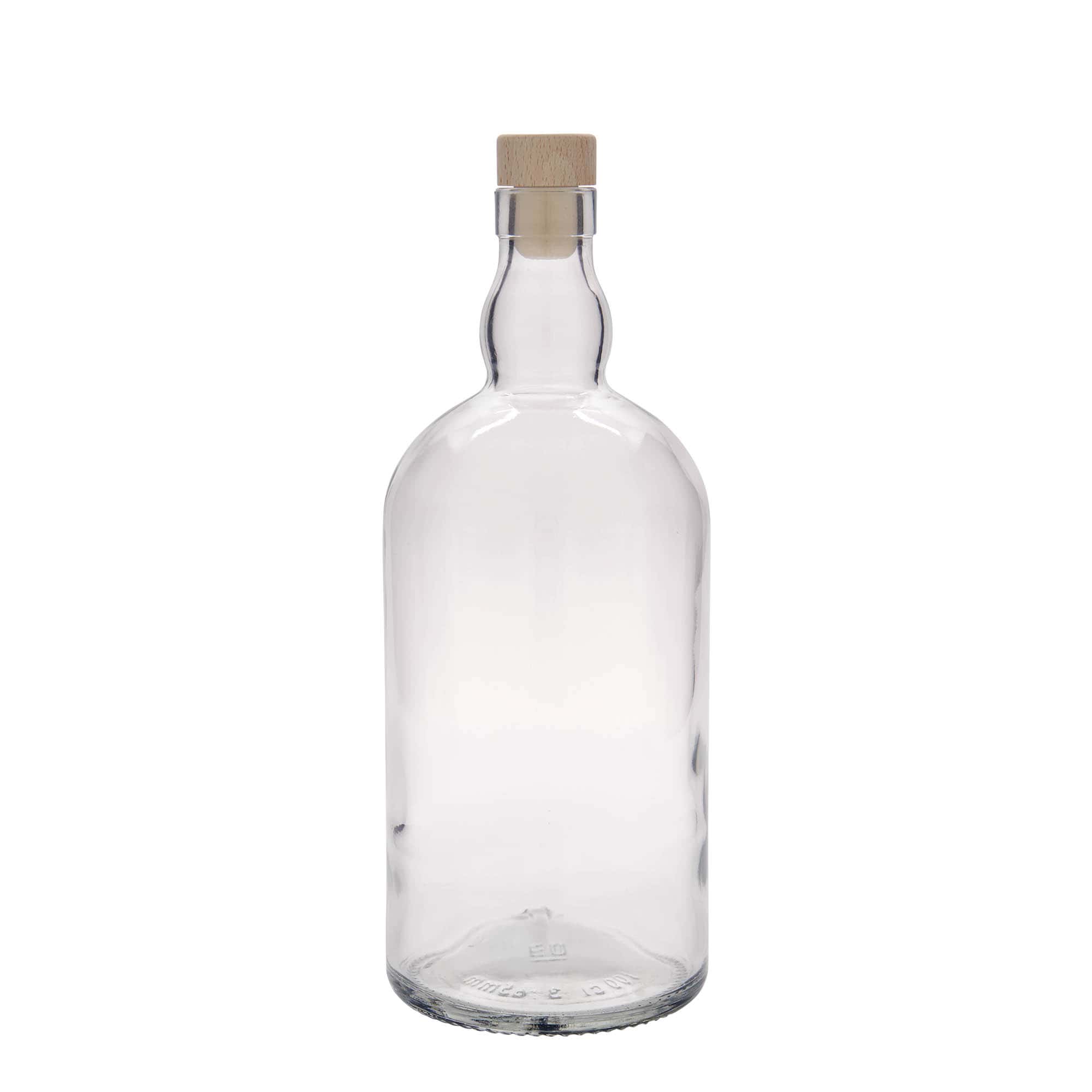 Bouteille en verre 1000 ml 'Aberdeen', ouverture : bouchon en liège