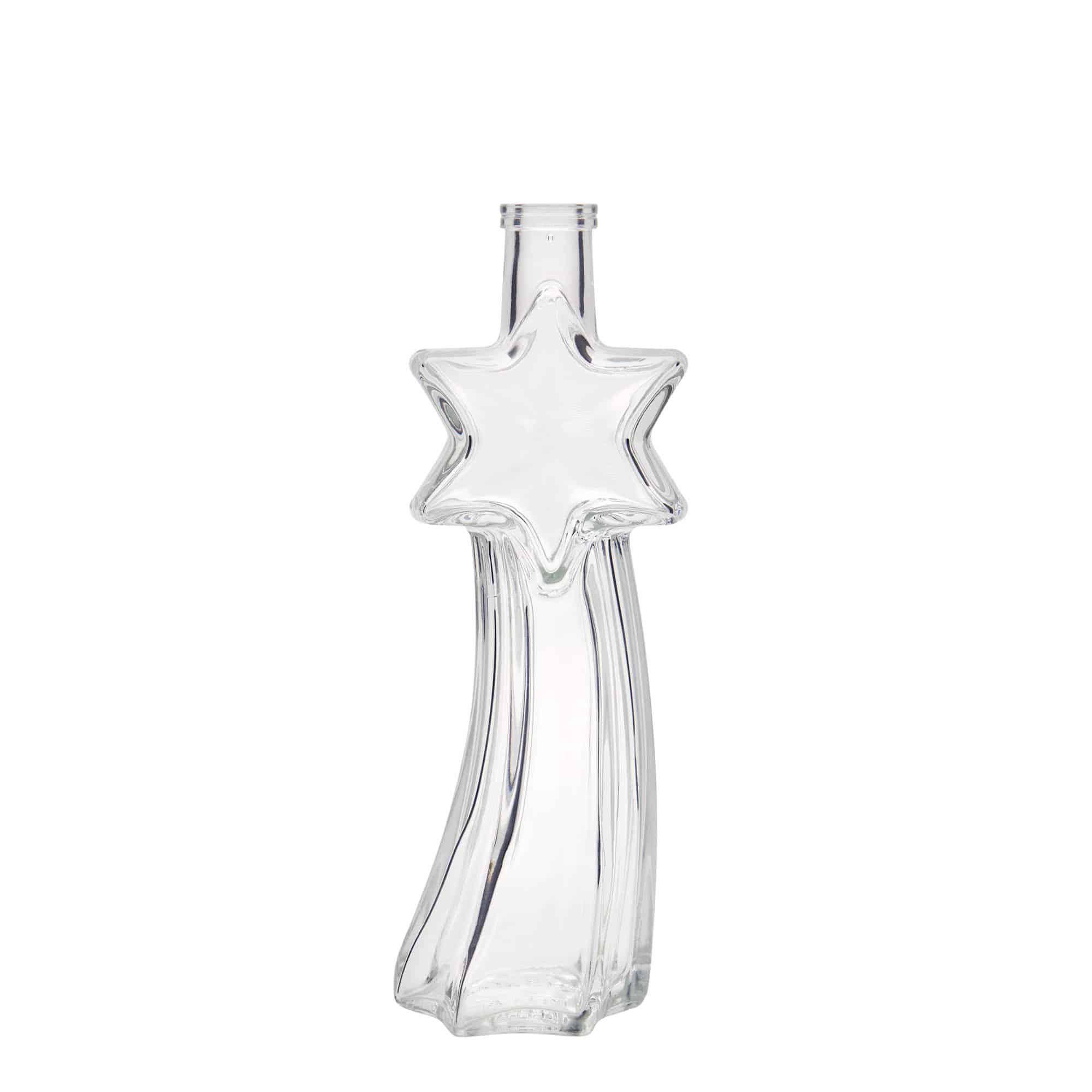 Flacon en verre 200 ml « Étoile filante », ouverture : bouchon en liège