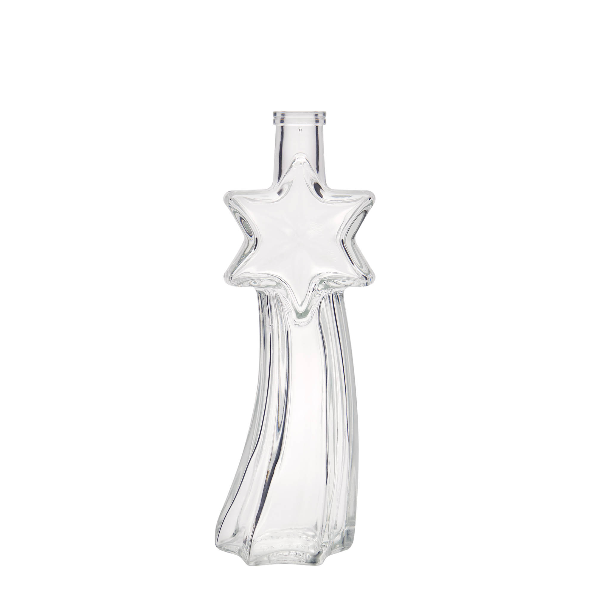 Flacon en verre 200 ml « Étoile filante », ouverture : bouchon en liège