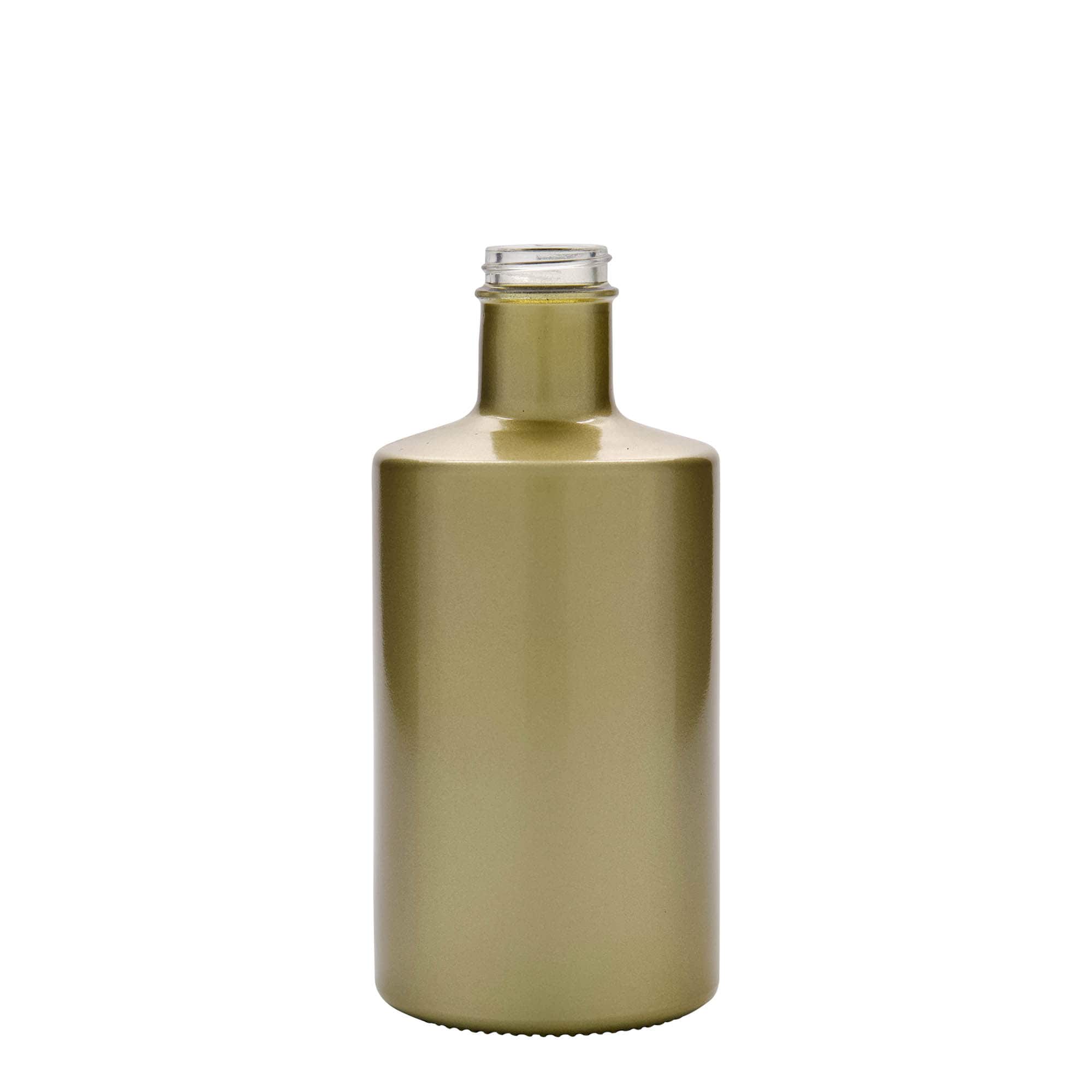 Bouteille en verre 500 ml « Caroline », dorée, ouverture : GPI 33