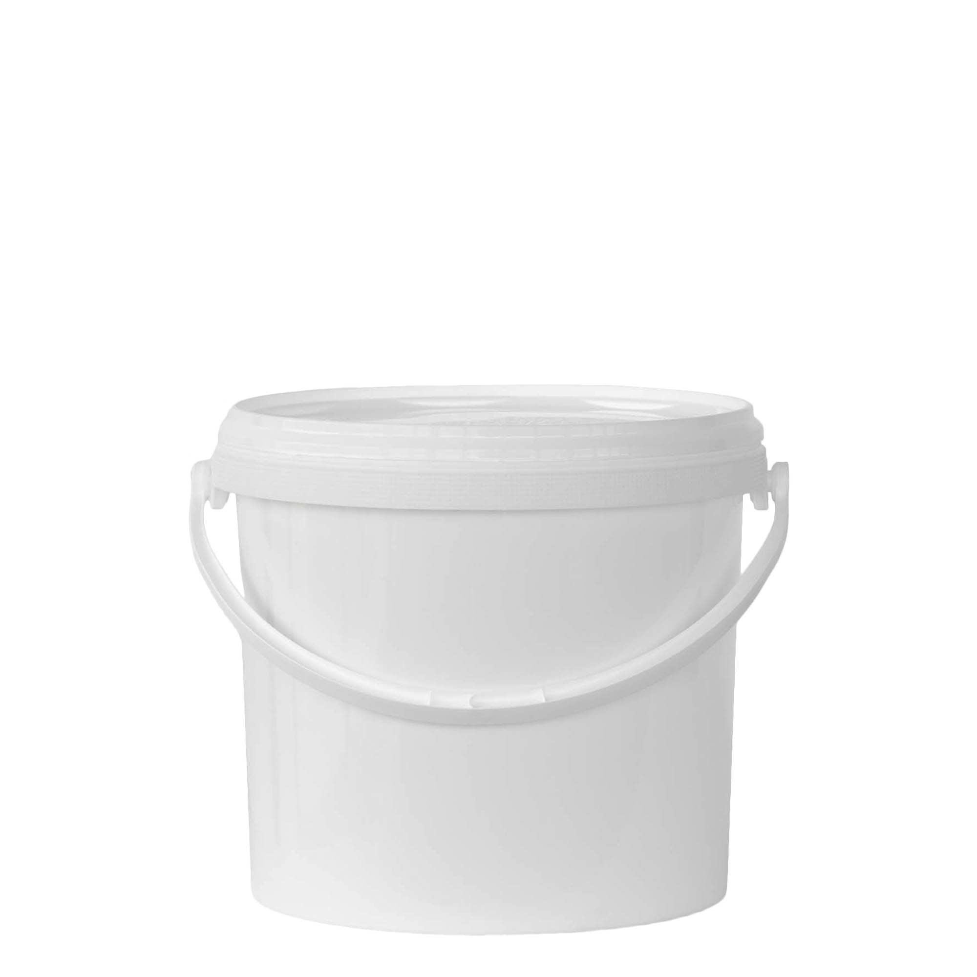 Seau de 5 l, plastique PP, blanc