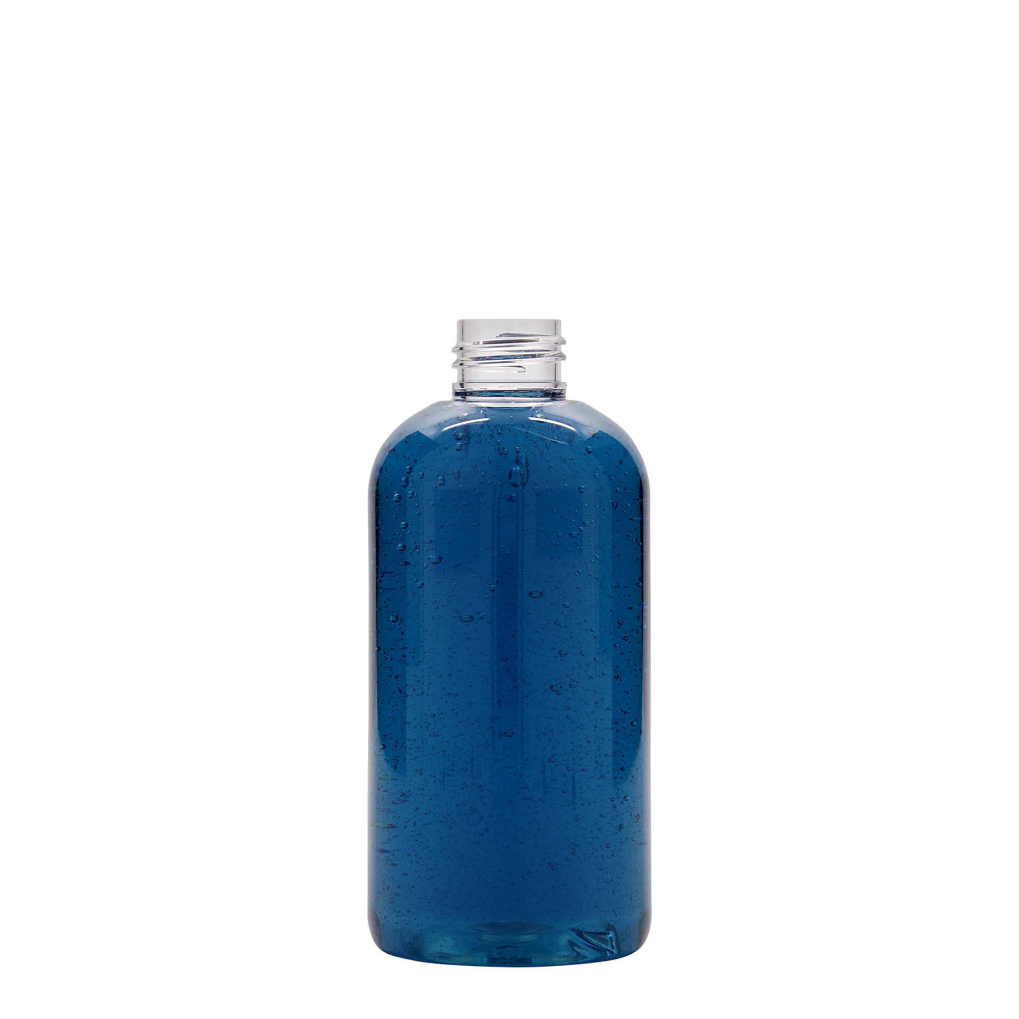 Bouteille PET 250 ml 'Boston', plastique, ouverture : 24/410