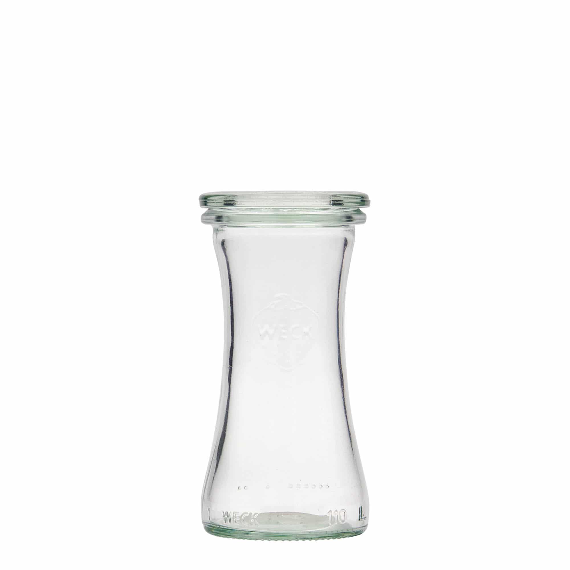 Bocal d’épicerie fine WECK 110 ml, bouchage: bords arrondis Bocal d’épicerie fine WECK 110 ml, bouchage: bords arrondis