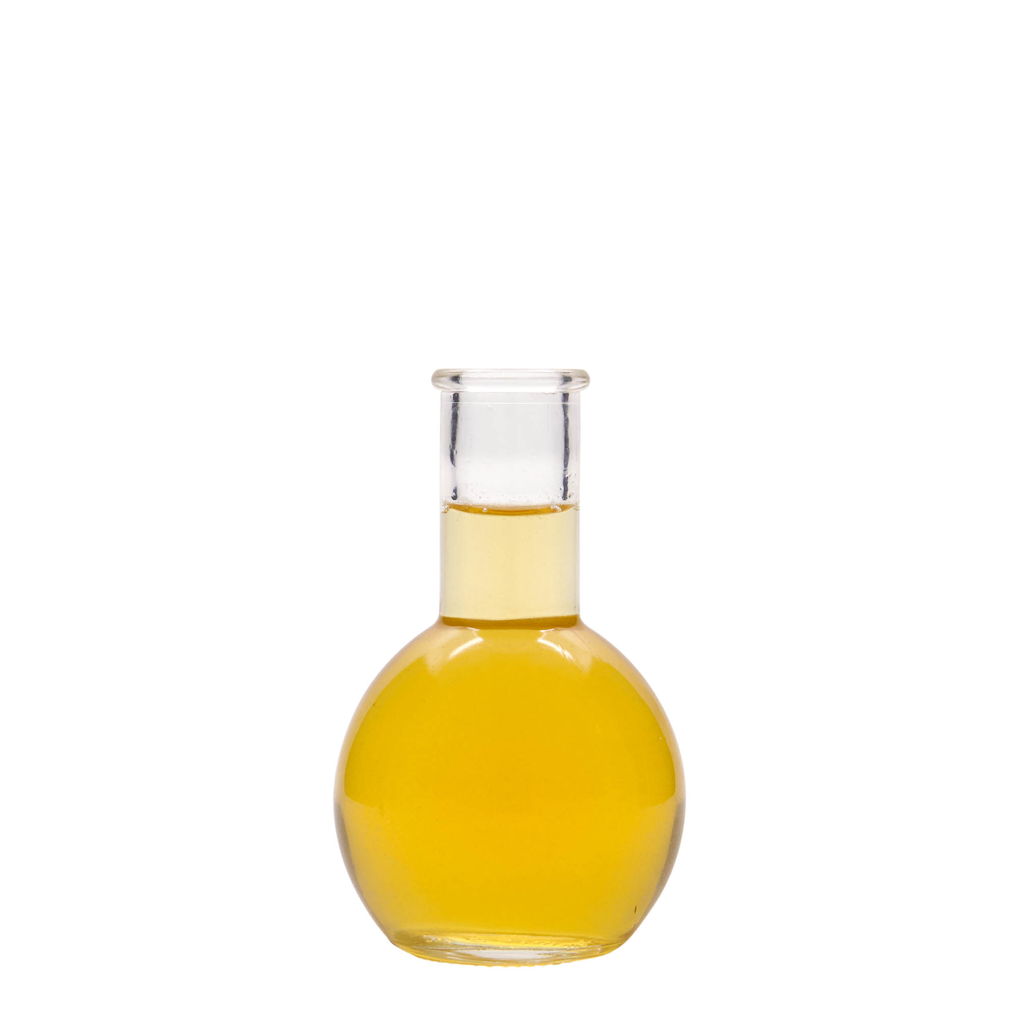 Flacon en verre de 100 ml « Tulipano », ouverture : bouchon en liège Flacon en verre de 100 ml « Tulipano », ouverture : bouchon en liège