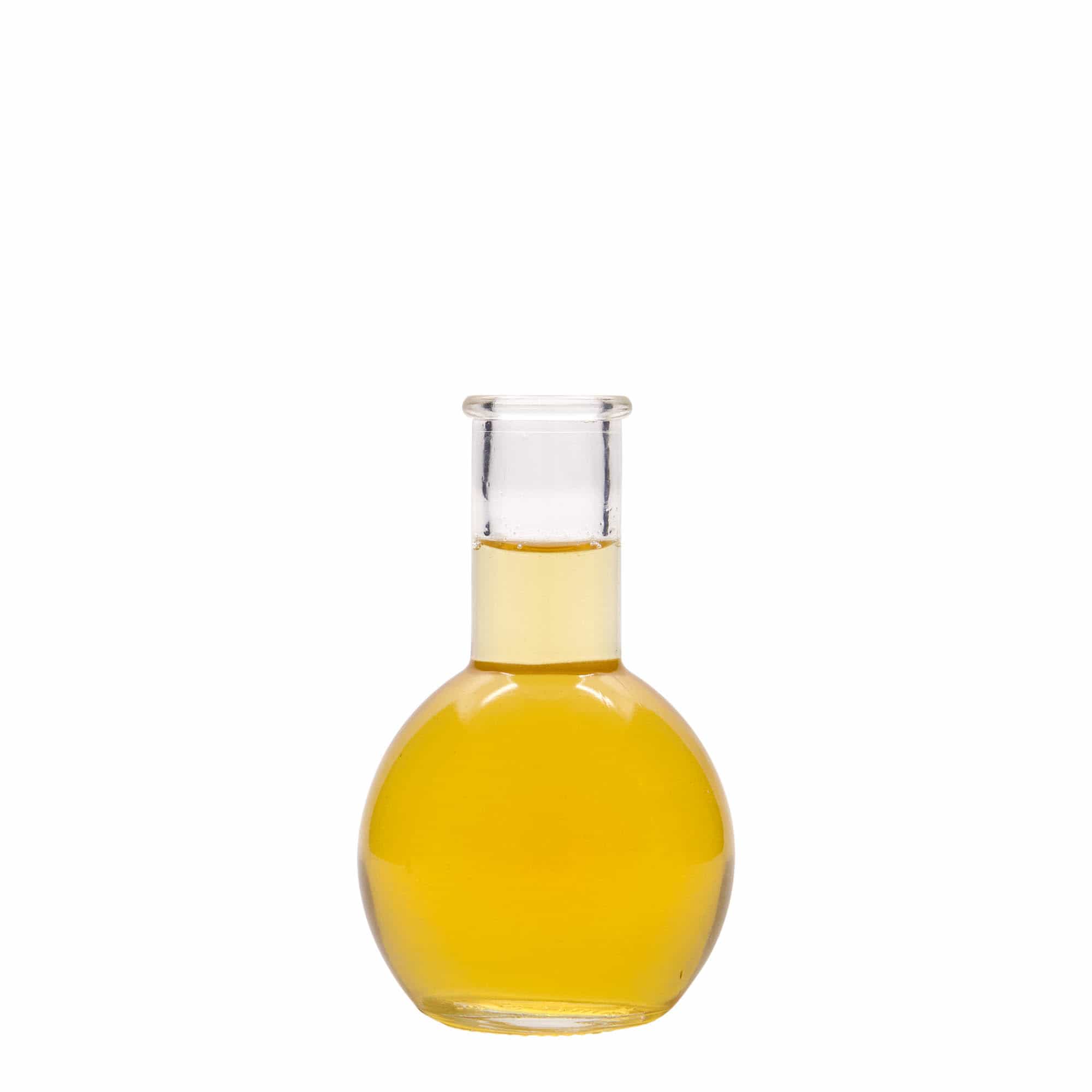 Flacon en verre de 100 ml « Tulipano », ouverture : bouchon en liège