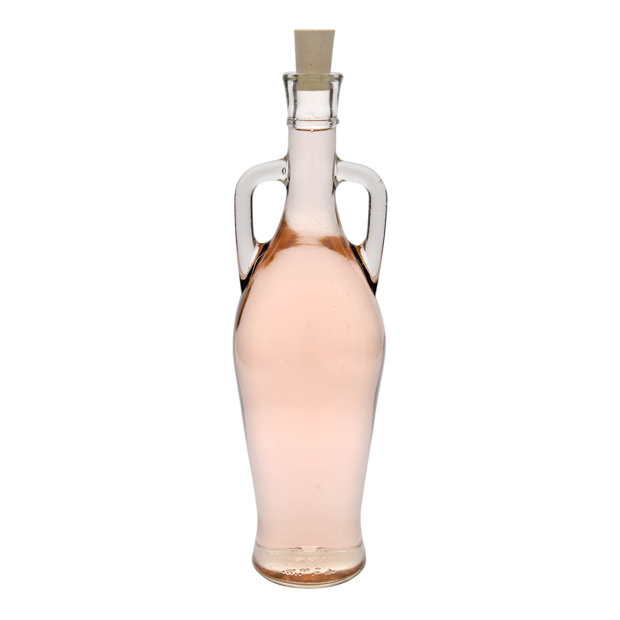Bouteille en verre de 750 ml « Amphore », ouverture : bouchon en liège Bouteille en verre de 750 ml « Amphore », ouverture : bouchon en liège