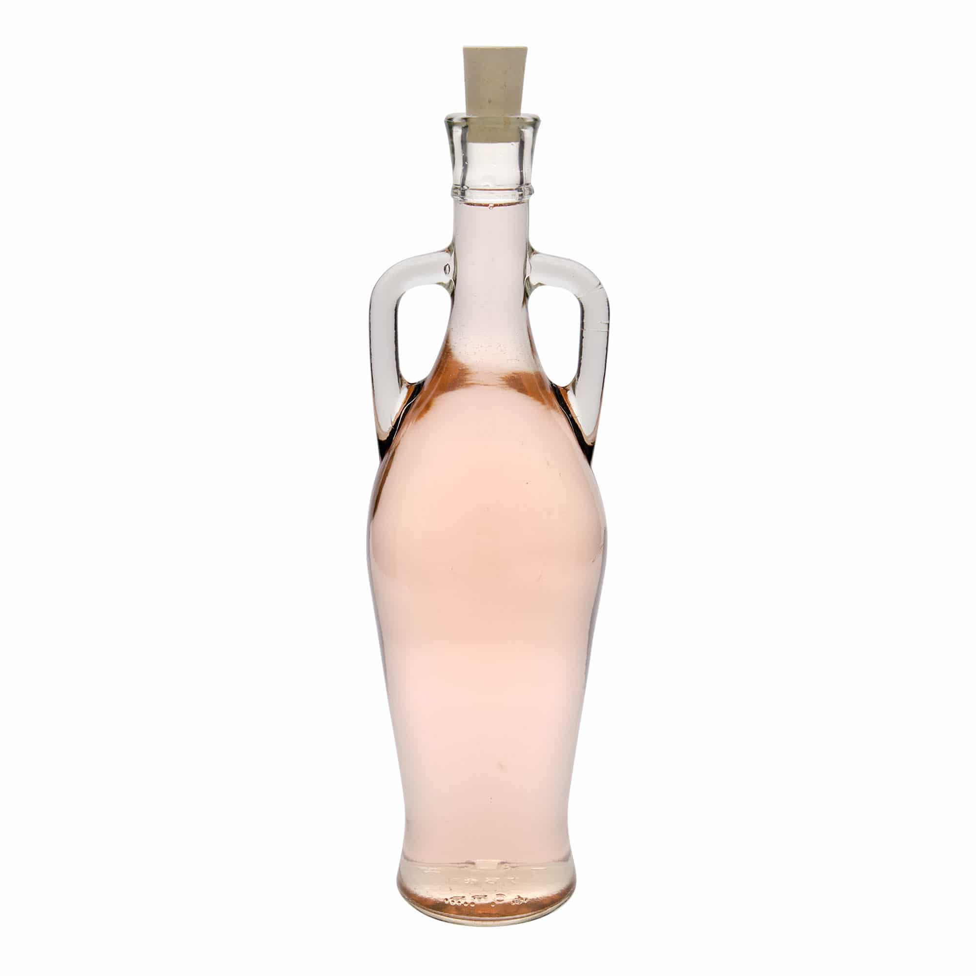 Bouteille en verre de 750 ml « Amphore », ouverture : bouchon en liège