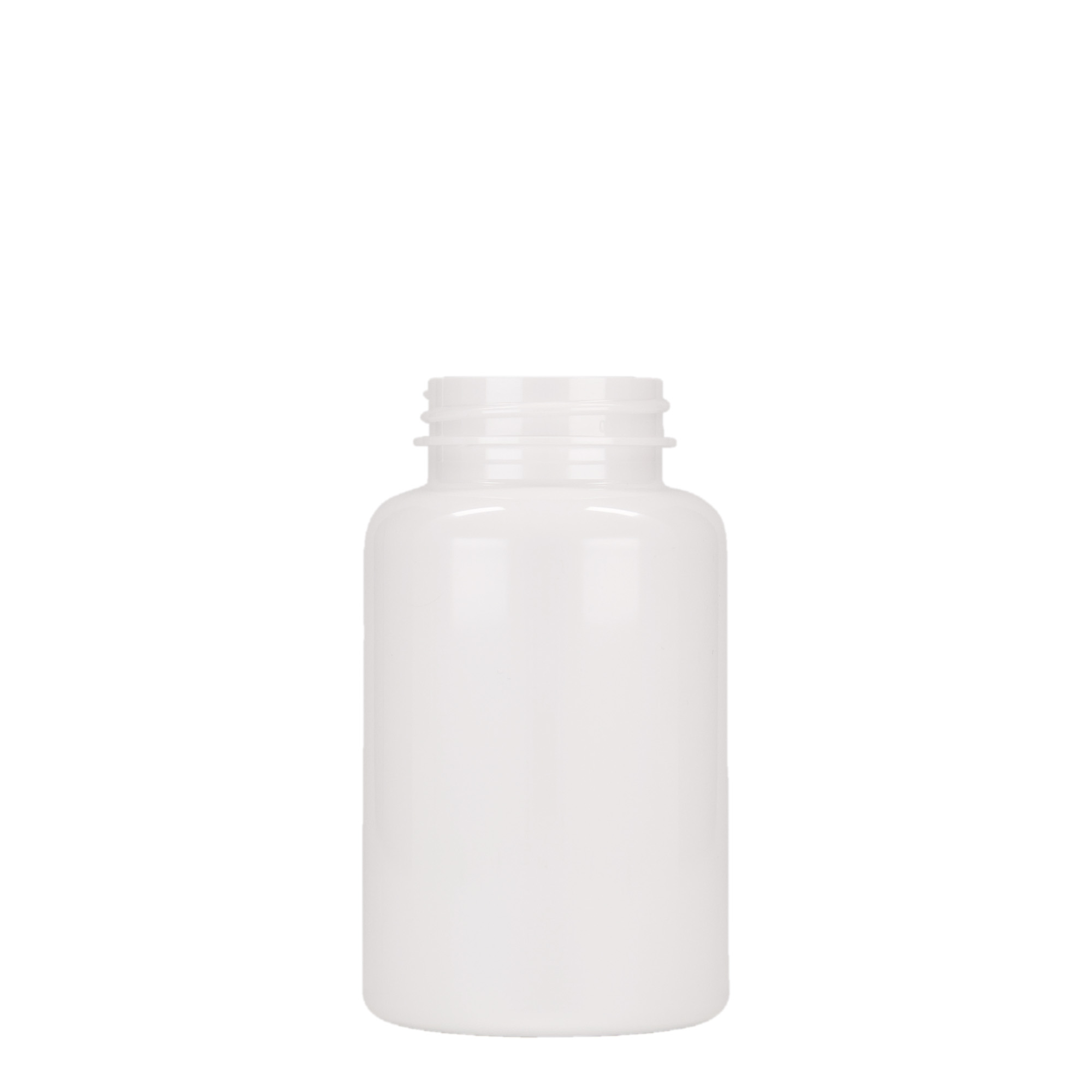 250 ml emballage PET, plastique, blanc, ouverture : 45/400