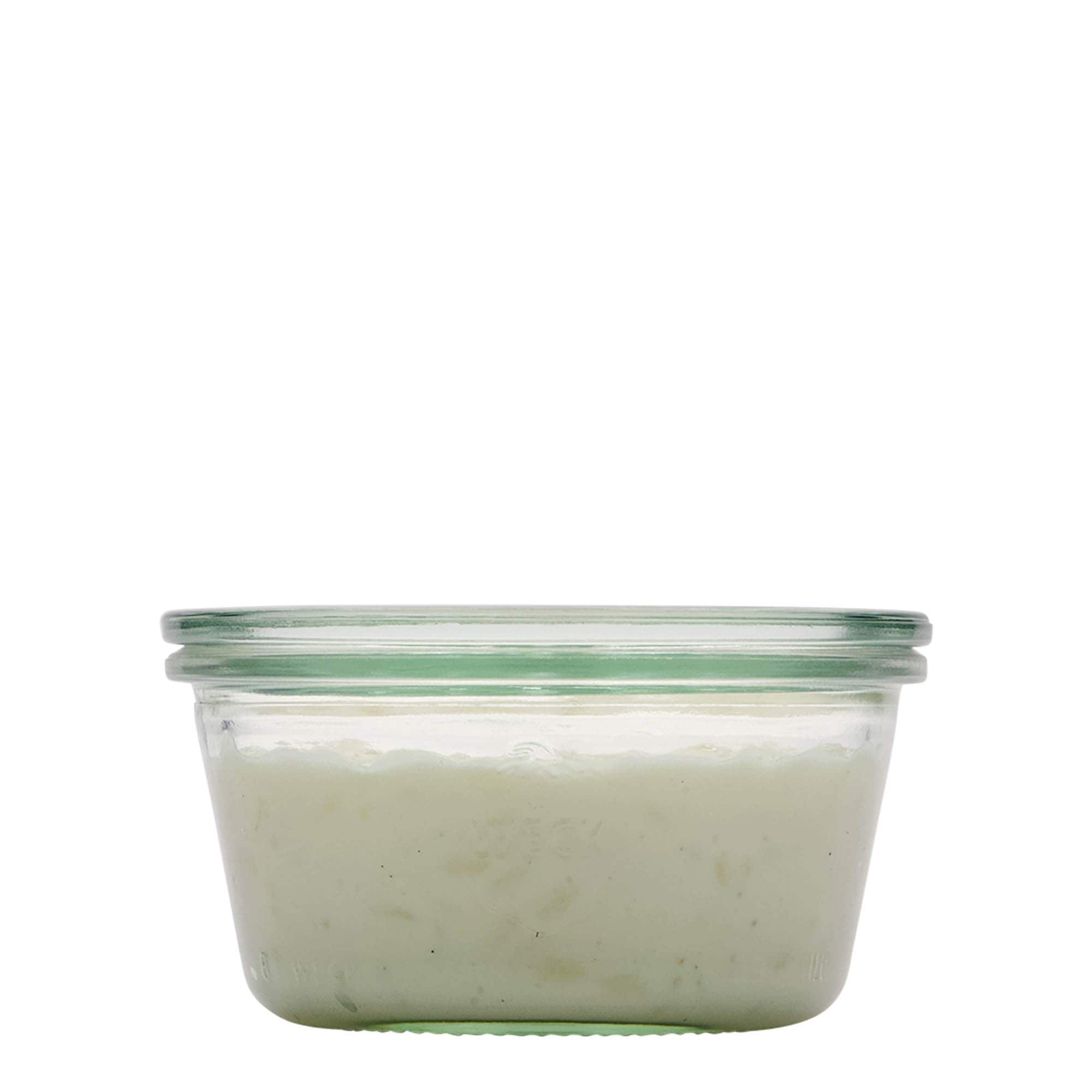 290 ml bocal WECK à renversement, ouverture : bord rond