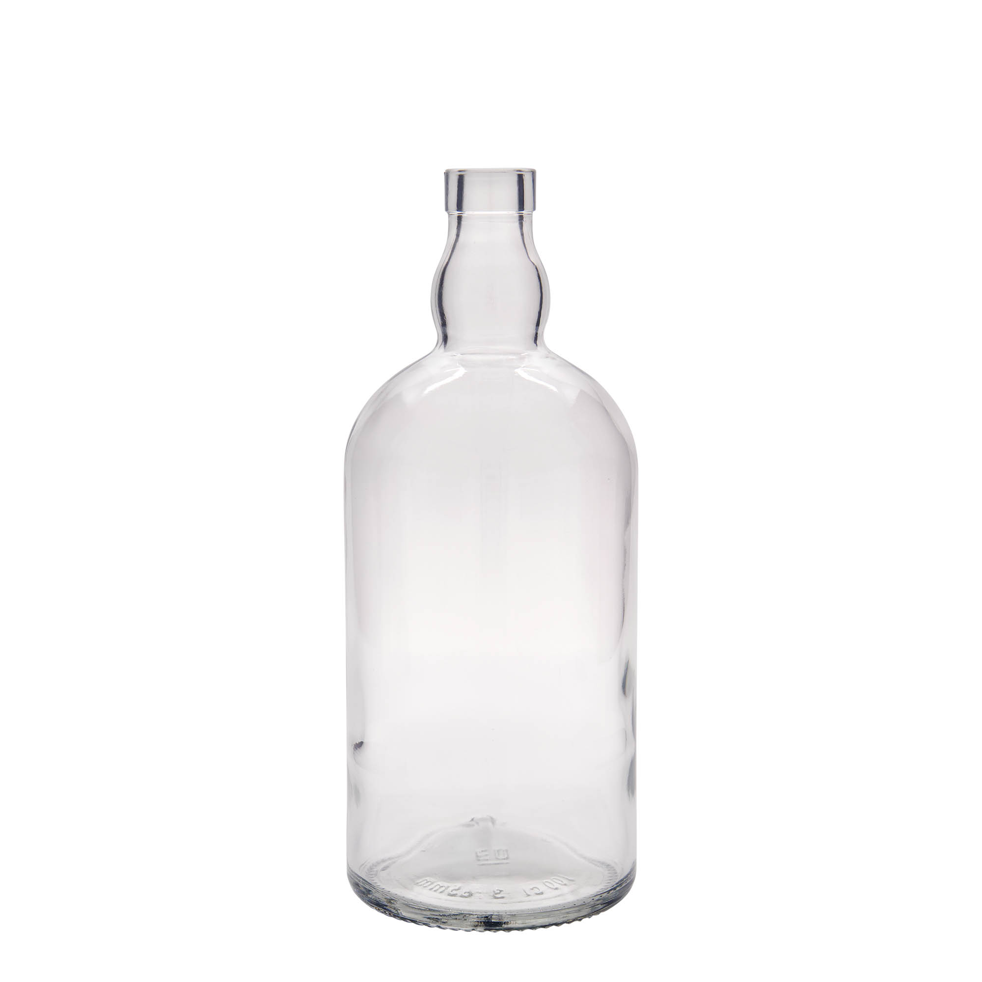 Bouteille en verre 1000 ml 'Aberdeen', ouverture : bouchon en liège Bouteille en verre 1000 ml 'Aberdeen', ouverture : bouchon en liège