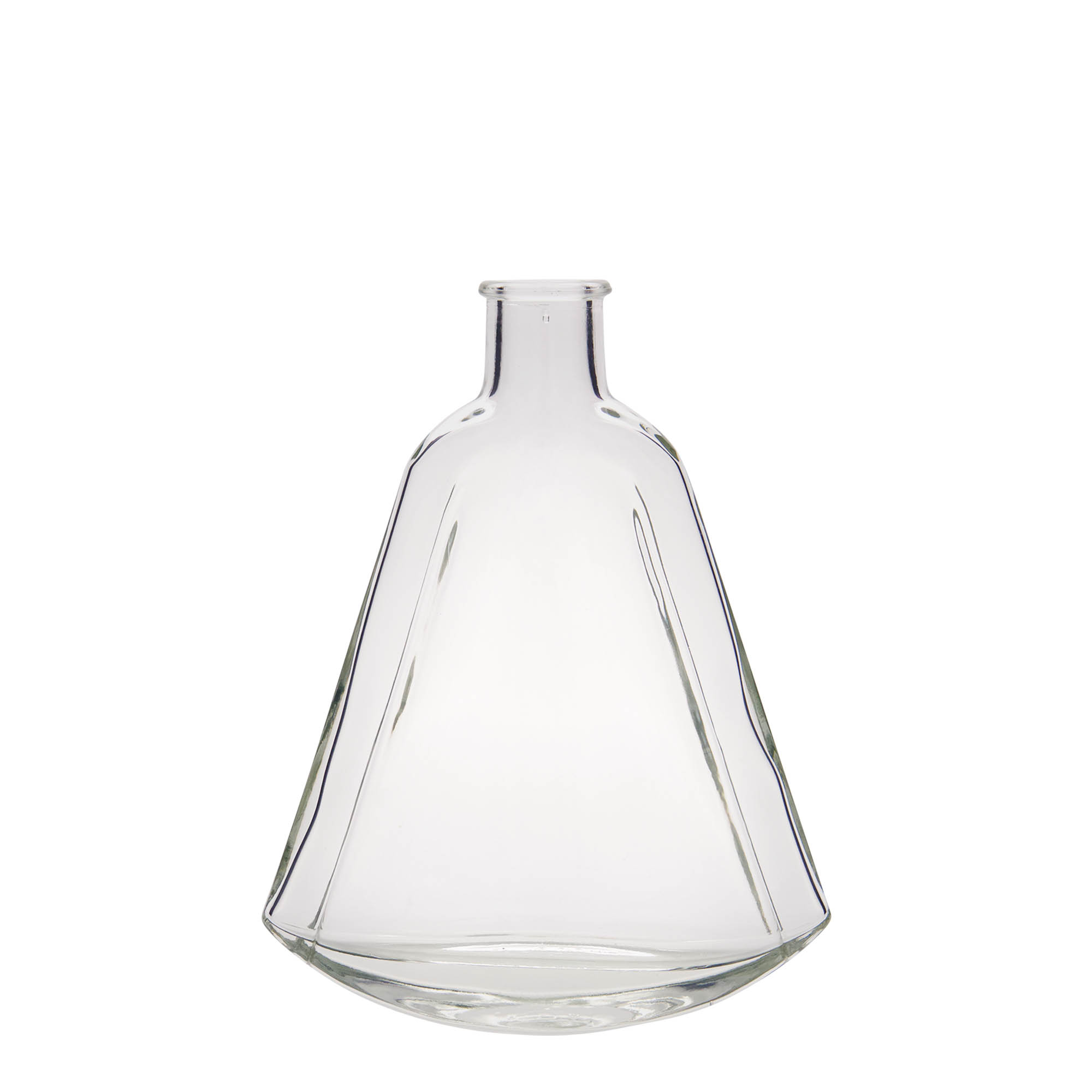 Bouteille en verre 200 ml 'Maurizio', ovale, ouverture : liège