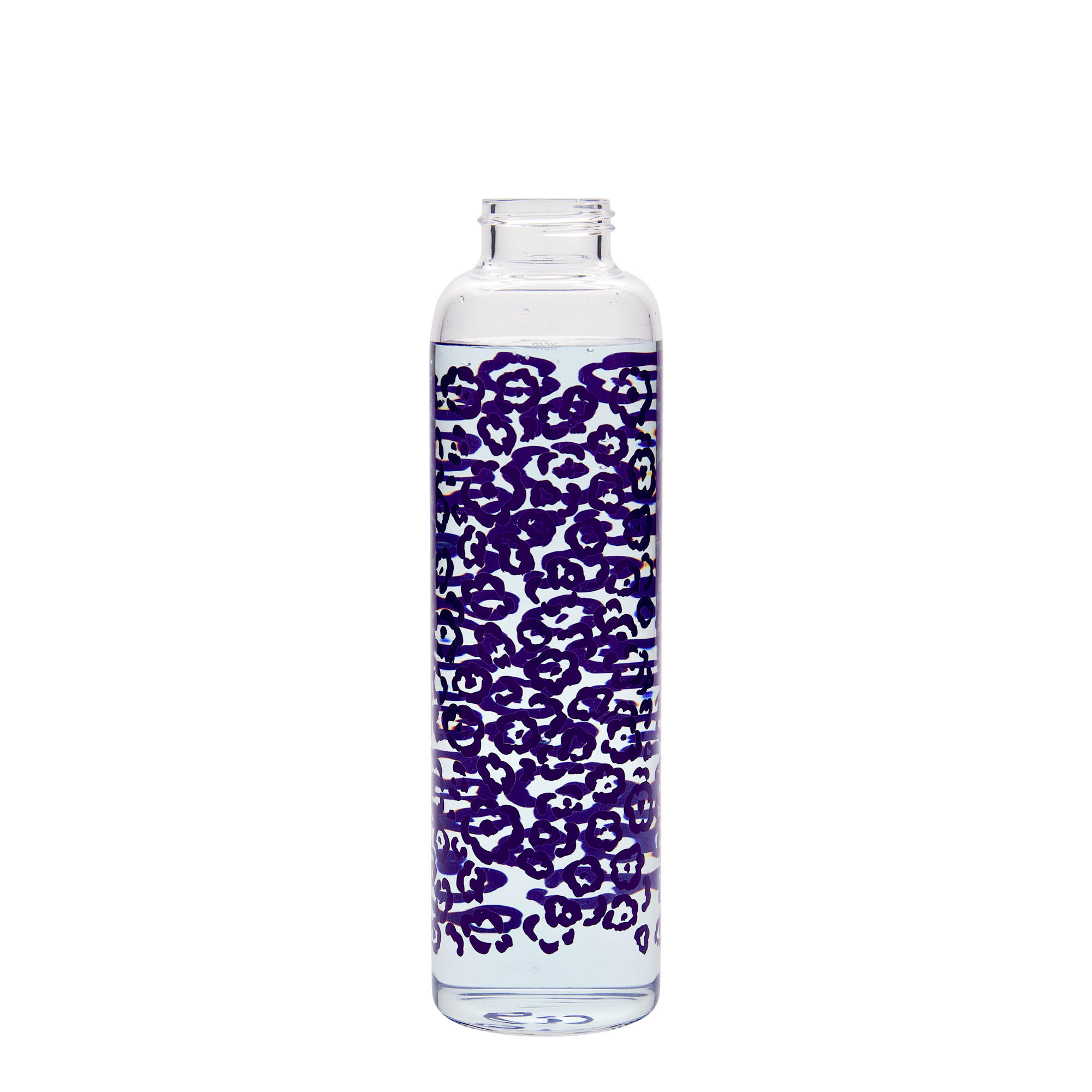 Bouteille d'eau 500 ml 'Perseus - Fleurs violettes', ouverture : bouchon à vis