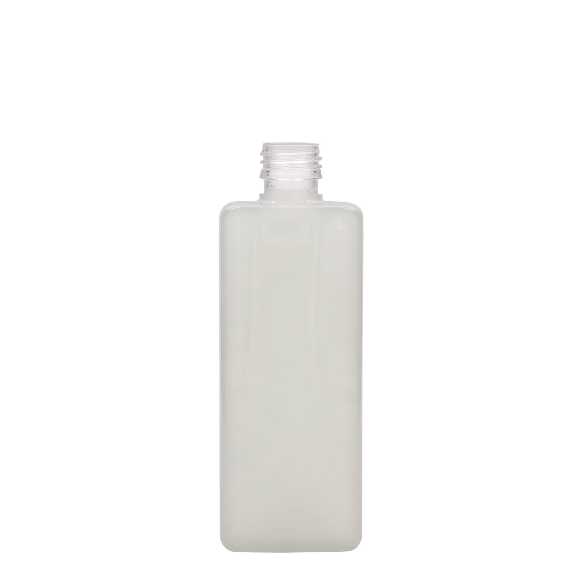 Bouteille PET 500 ml « Karl », carrée, plastique, ouverture : PP 28 Bouteille PET 500 ml « Karl », carrée, plastique, ouverture : PP 28