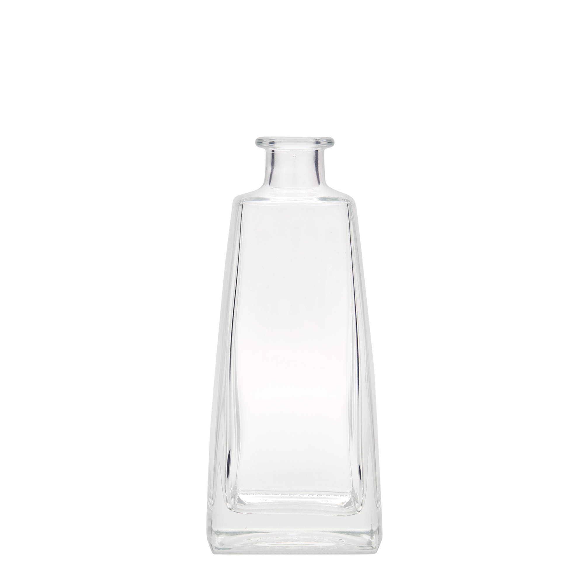 Bouteille en verre 350 ml 'Timmy', rectangulaire, ouverture : bouchon en liège Bouteille en verre 350 ml 'Timmy', rectangulaire, ouverture : bouchon en liège