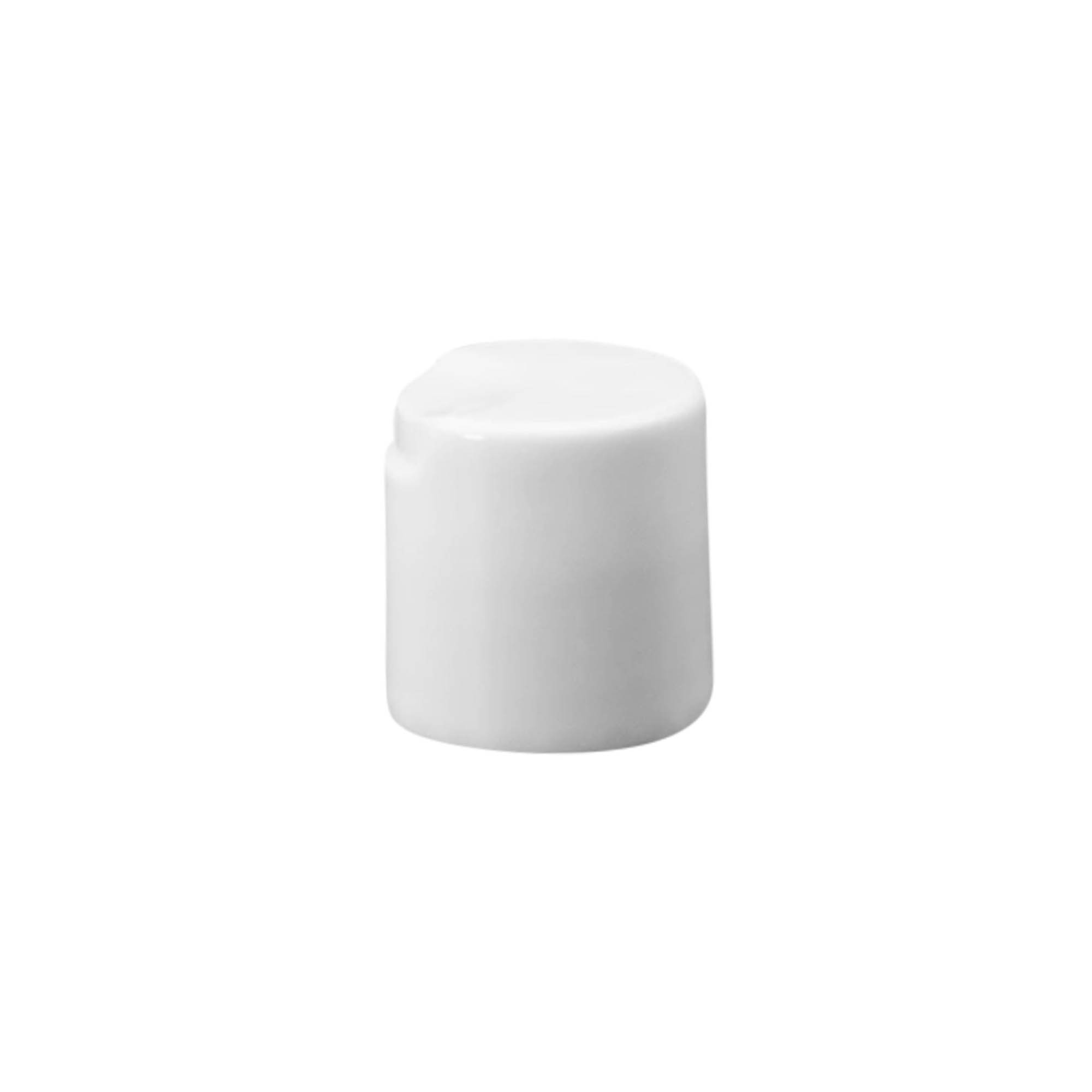 Bouchon à vis Disc Top, plastique PP, blanc, pour ouverture : 24/410