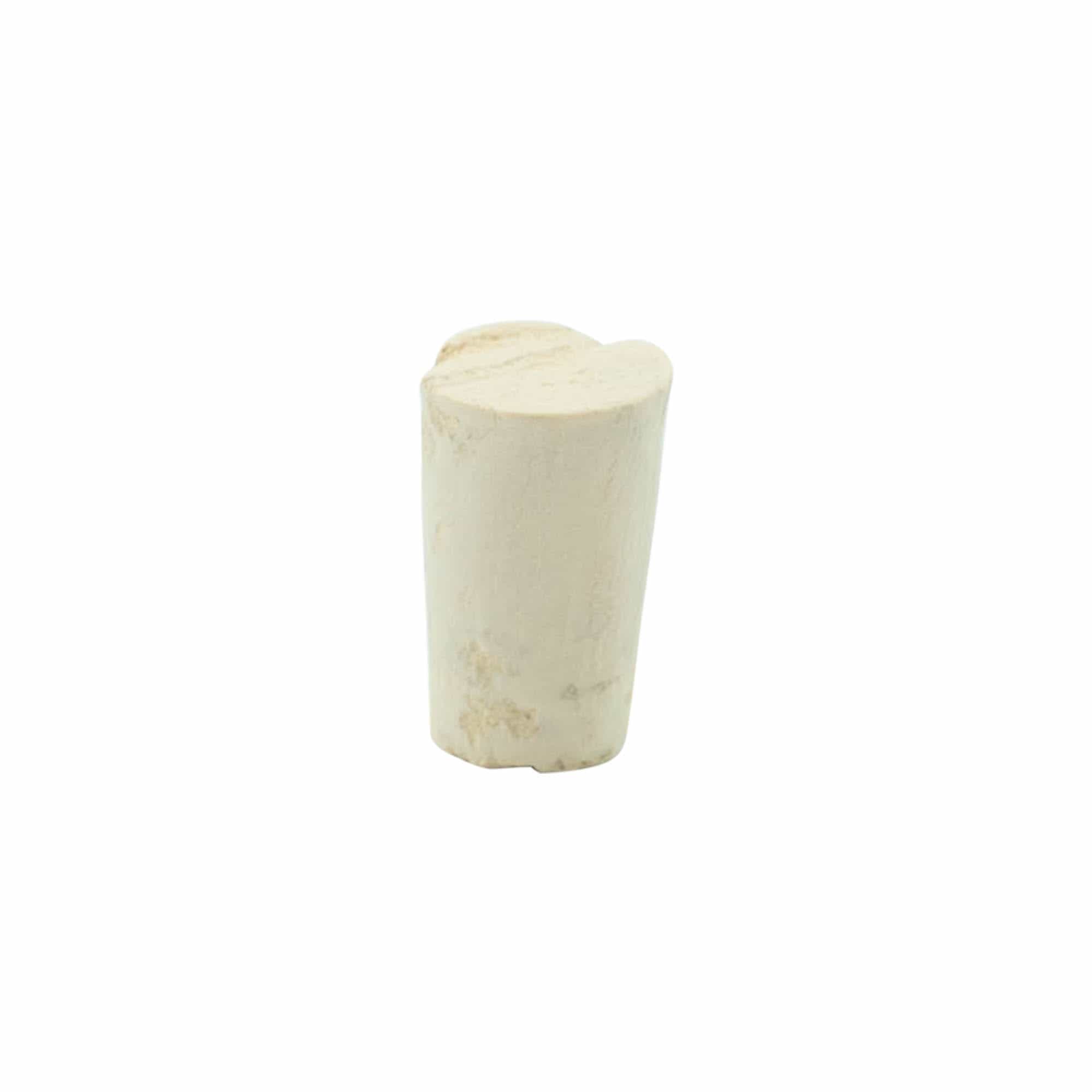 Bouchon pointu 11-14 x 22, liège naturel, blanchi, pour embouchure : liège