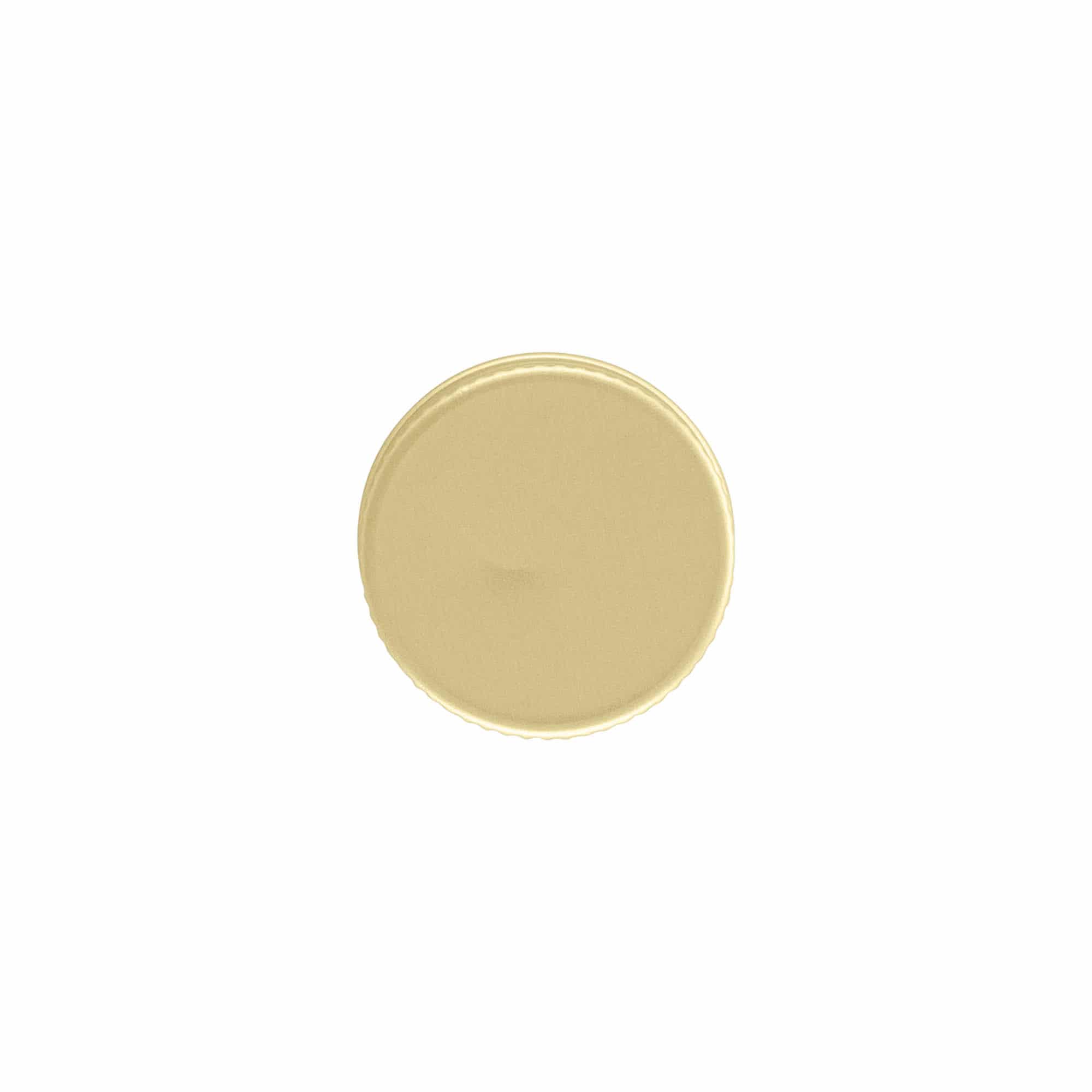 Bouchon à vis, métal, doré, pour embouchure : PP 31,5