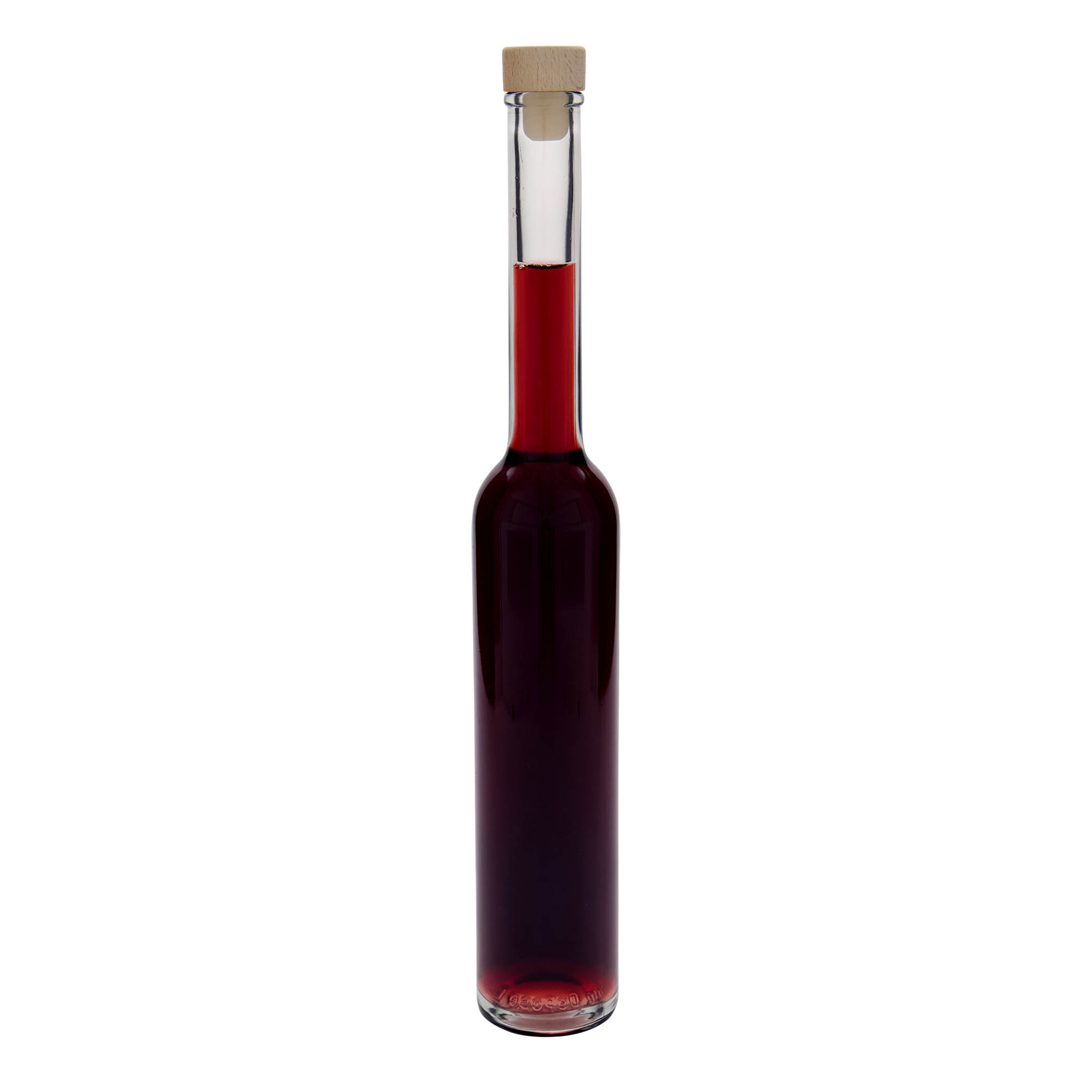 Bouteille en verre 350 ml « Platina », ouverture : bouchon en liège