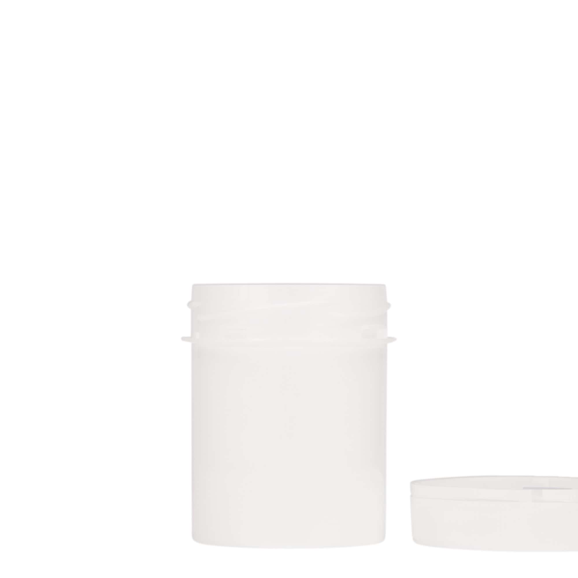 150 ml boîte en plastique 'Securilock', PP, blanc, ouverture : bouchon à vis