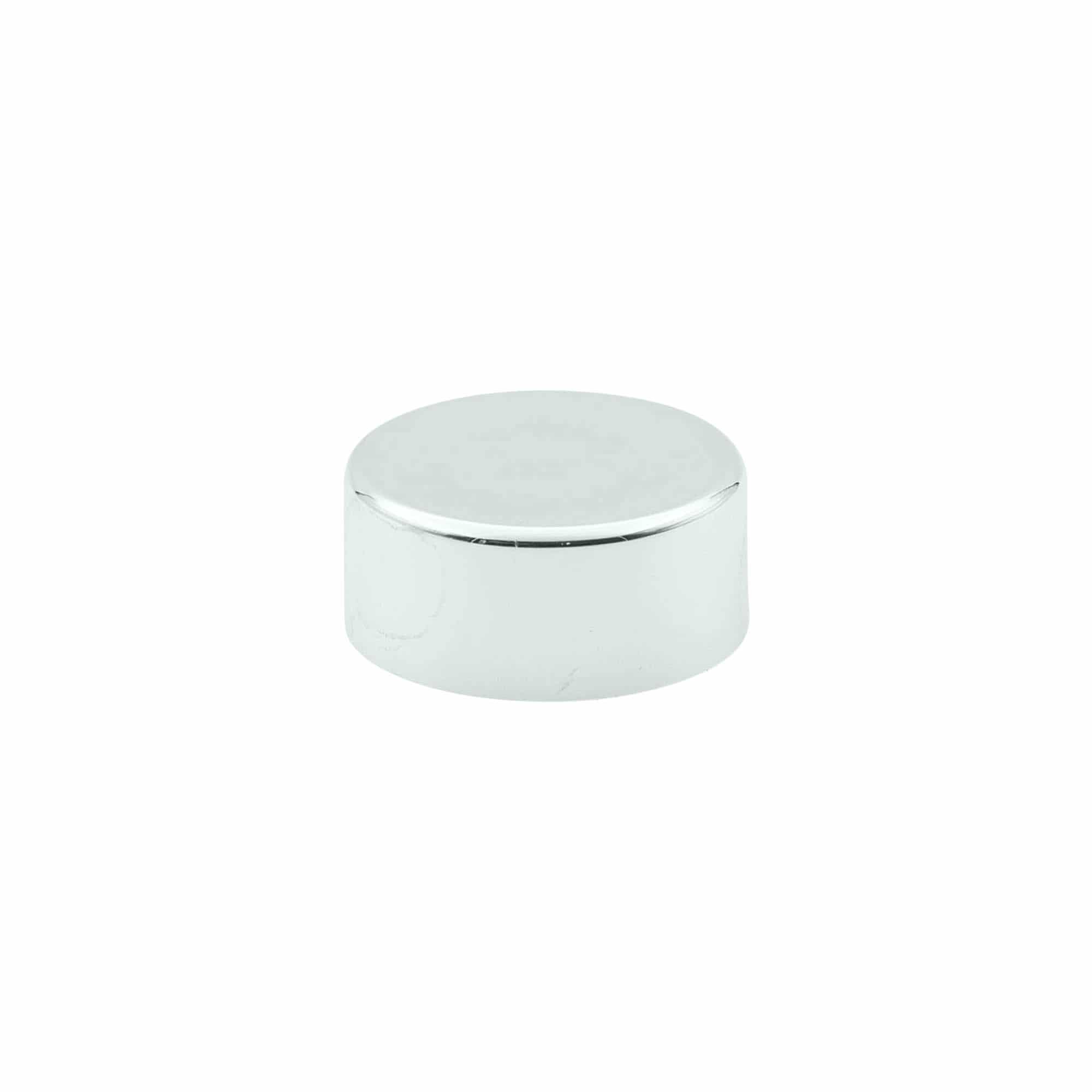 Bouchon à vis, plastique ABS, argent, pour ouverture : GPI 28/400