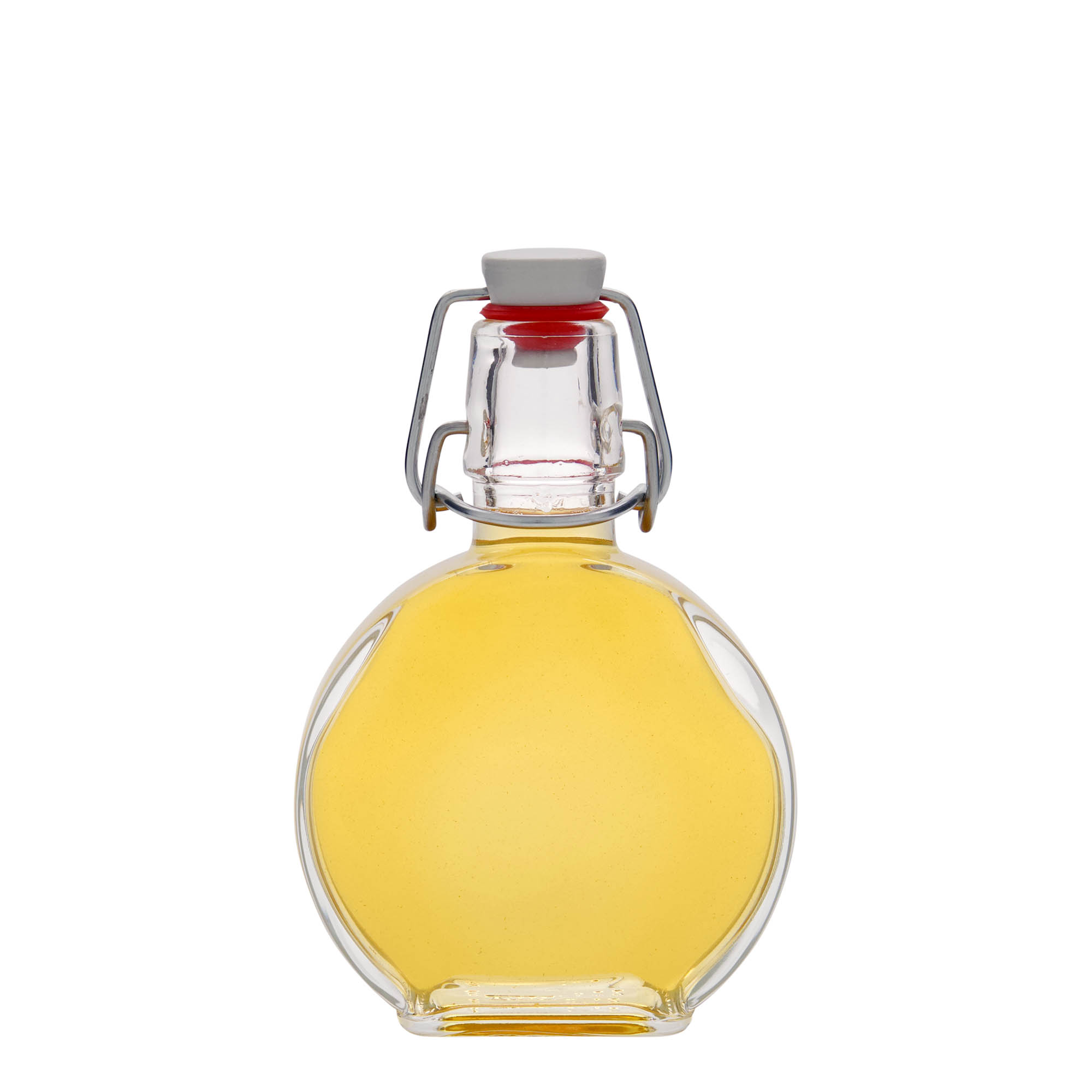 Flacon en verre 200 ml 'Sensatione', rectangulaire, ouverture : bouchon à levier Flacon en verre 200 ml 'Sensatione', rectangulaire, ouverture : bouchon à levier