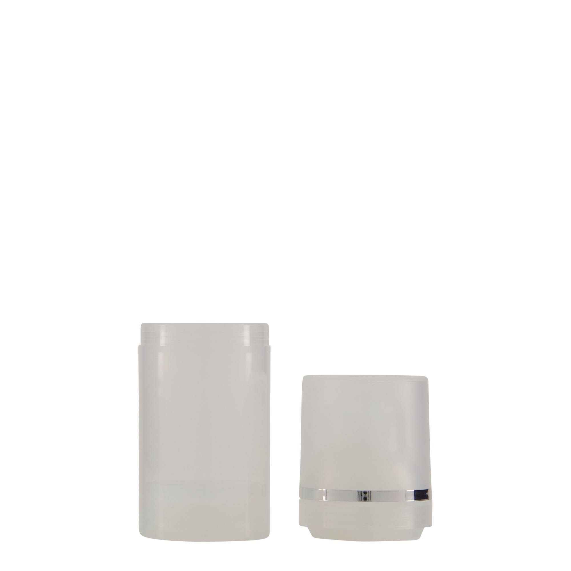 Distributeur airless 30 ml 'Mezzo', plastique PP, naturel