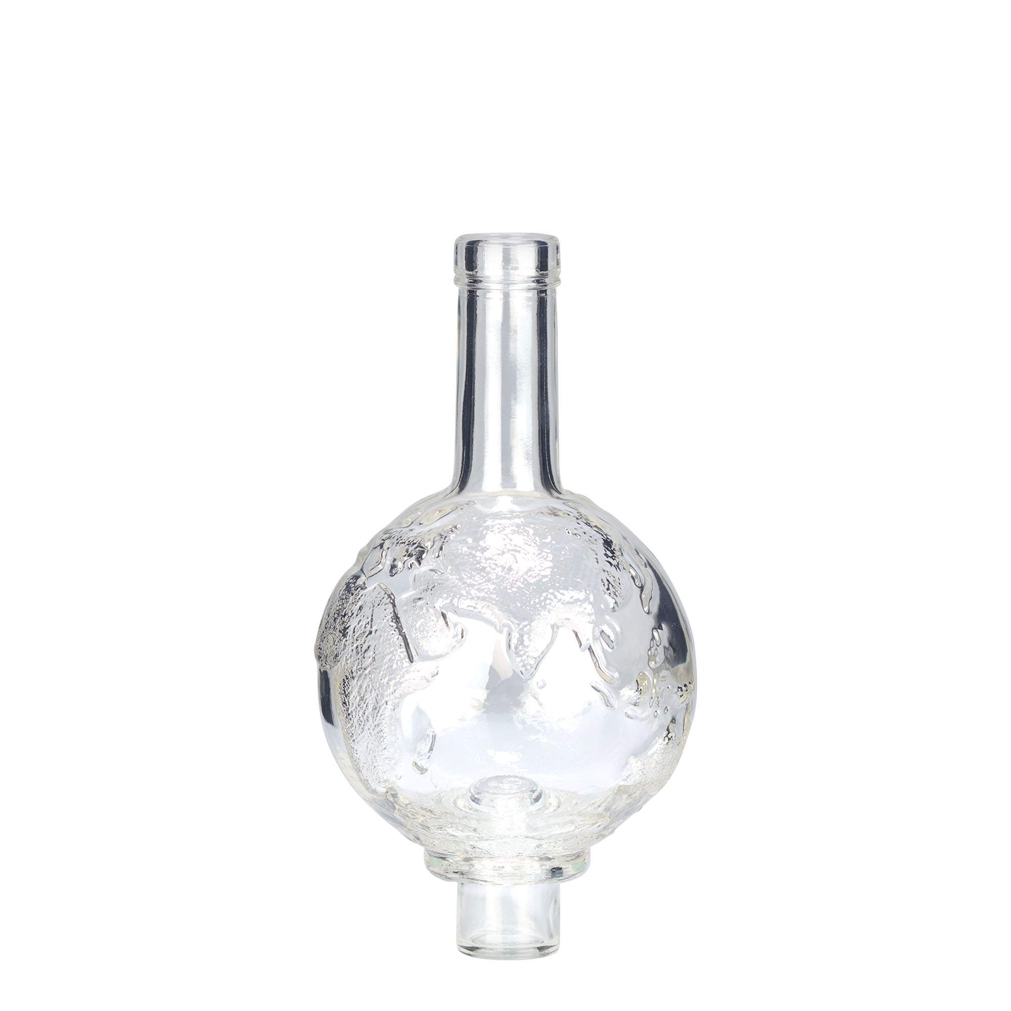 Bouteille en verre 500 ml « Globus », ouverture : bouchon en liège Bouteille en verre 500 ml « Globus », ouverture : bouchon en liège