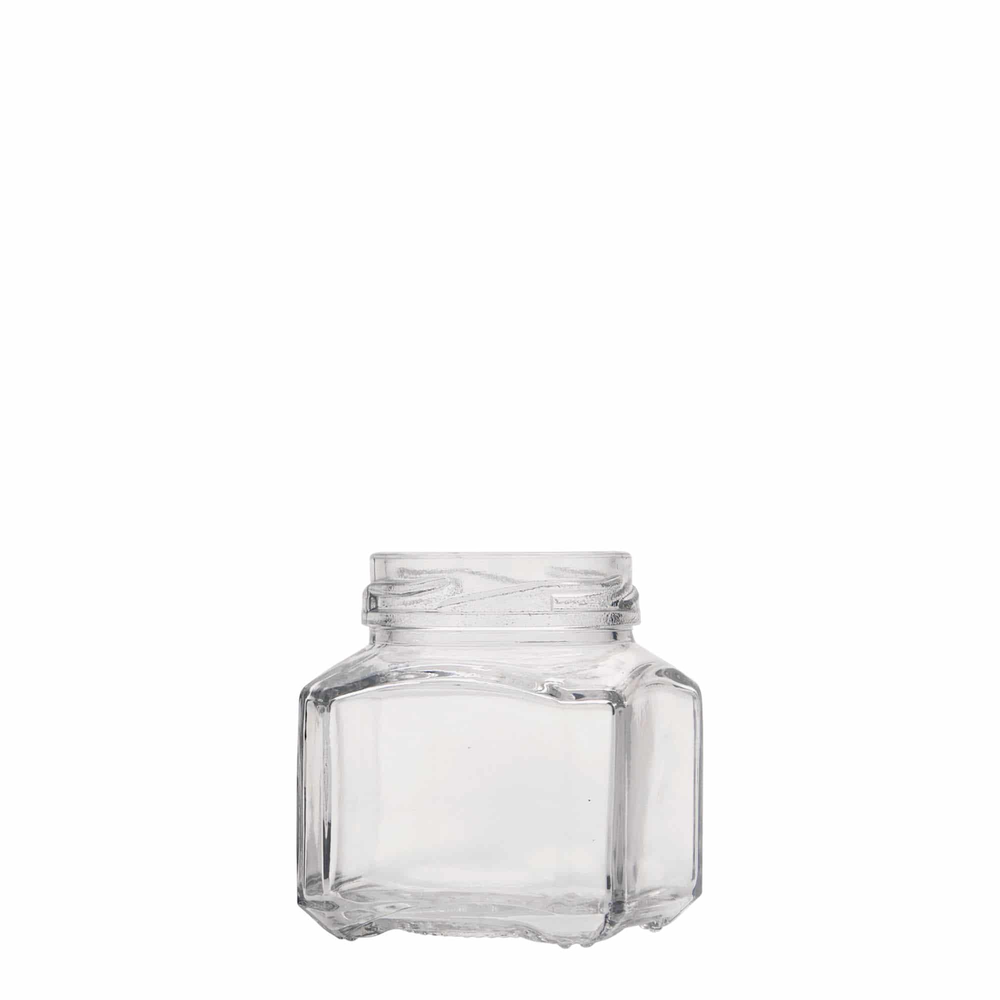 106 ml pot carré 'Milan', ouverture : Twist-Off (TO 48)